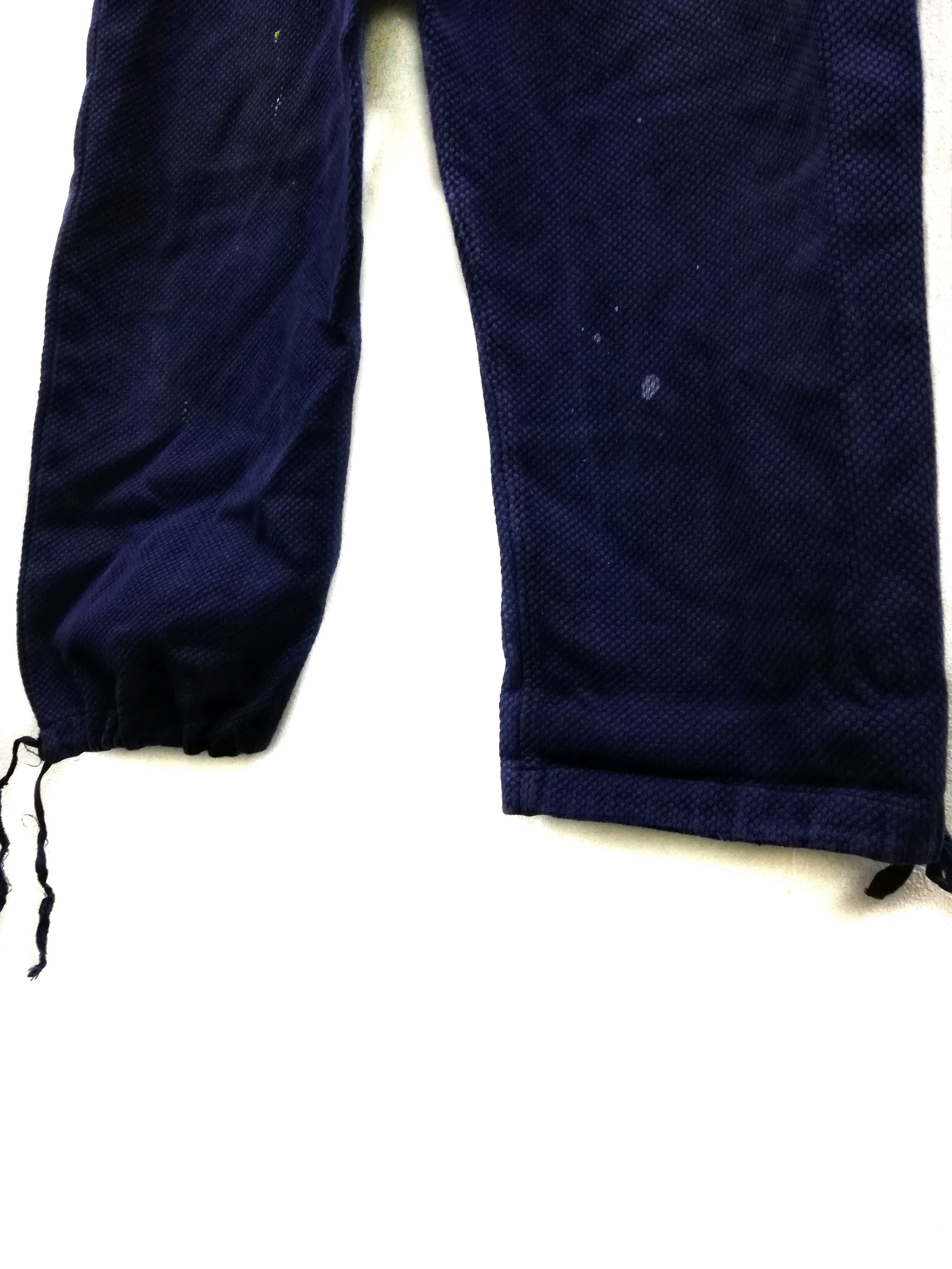Indigo × Japanese Brand × Real Japan Blues 🔥GRAIL Japan Dyed Woven Indigo Drawstring Trousers Pants Size US 36 / EU 52 - 7 Thumbnail
