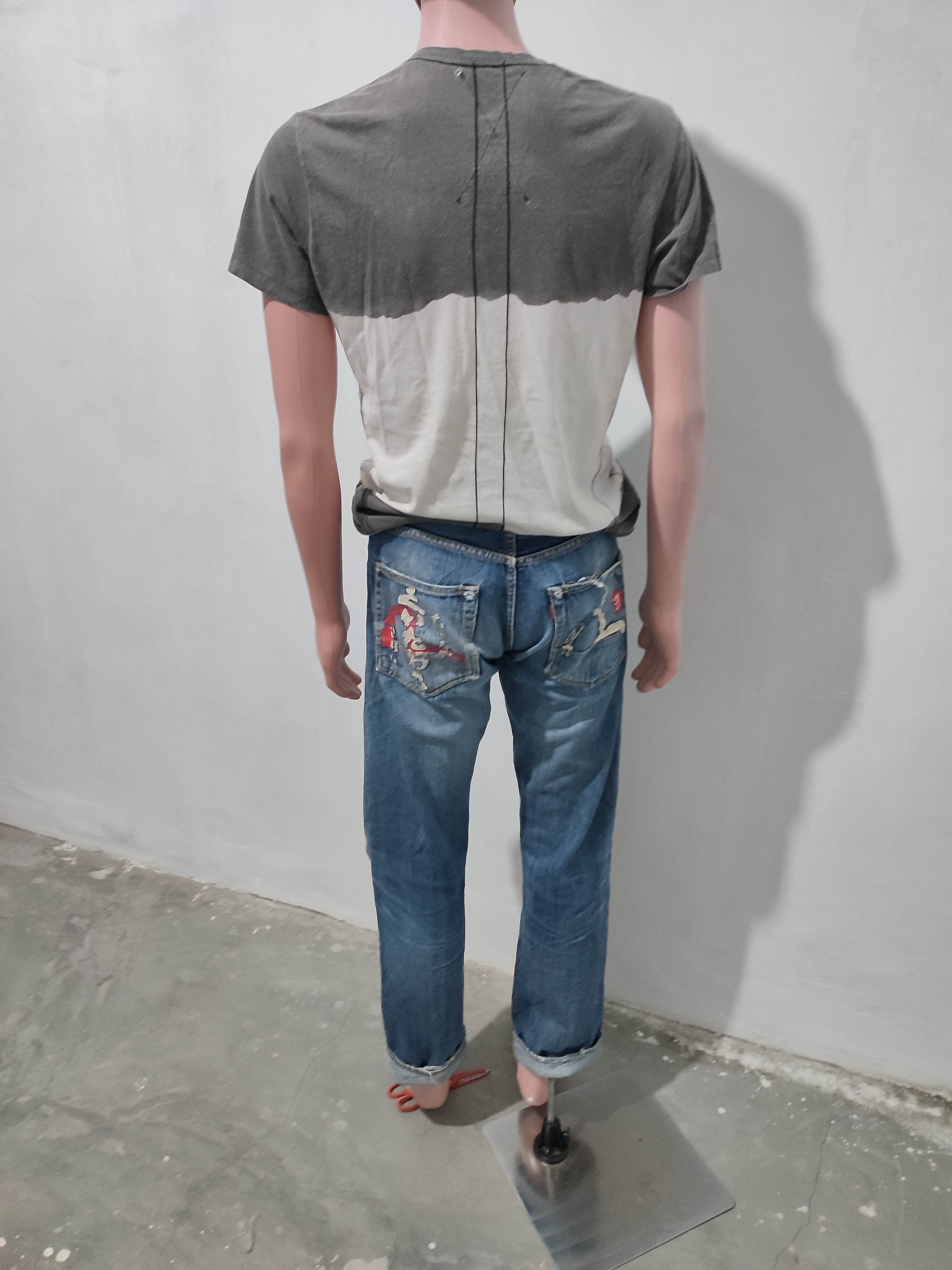 Evisu 🔥Evisu Selvedge Distressed Jeans Denim Pants Size US 32 / EU 48 - 22 Thumbnail