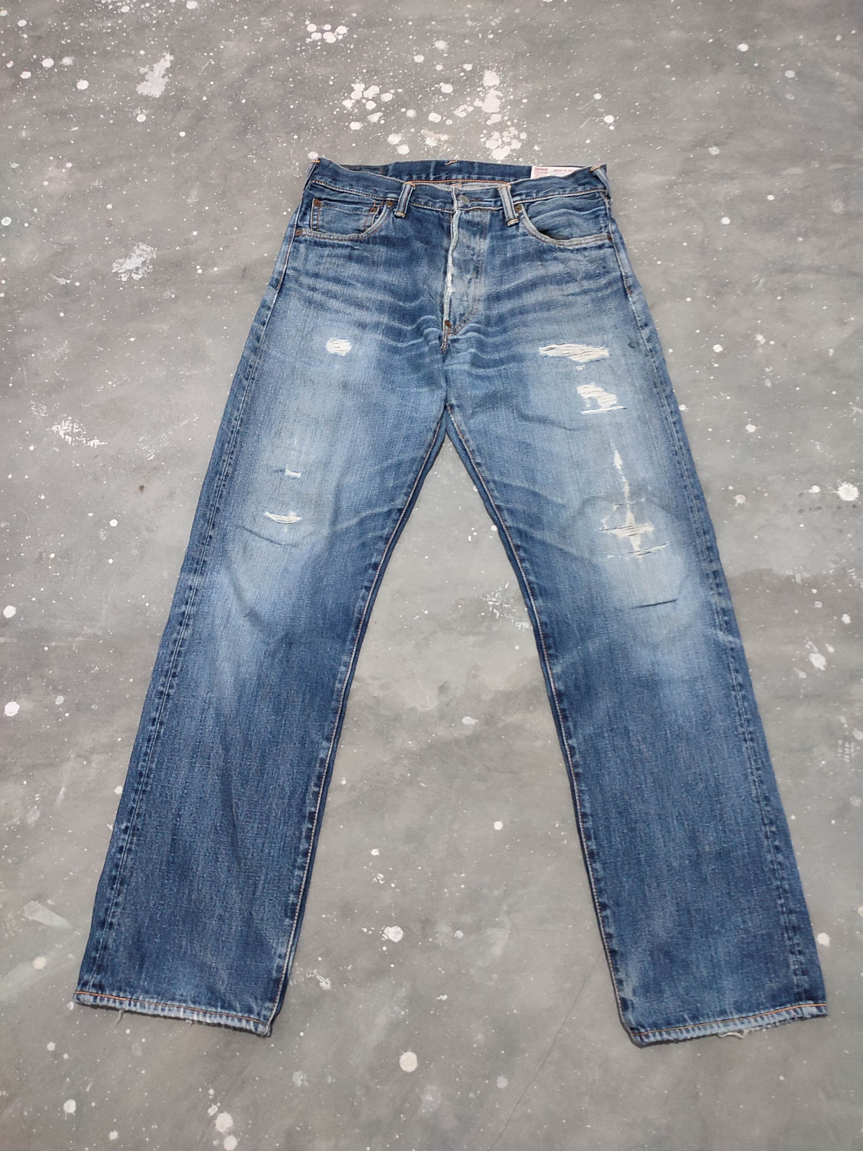 Evisu 🔥Evisu Selvedge Distressed Jeans Denim Pants Size US 32 / EU 48 - 8 Thumbnail