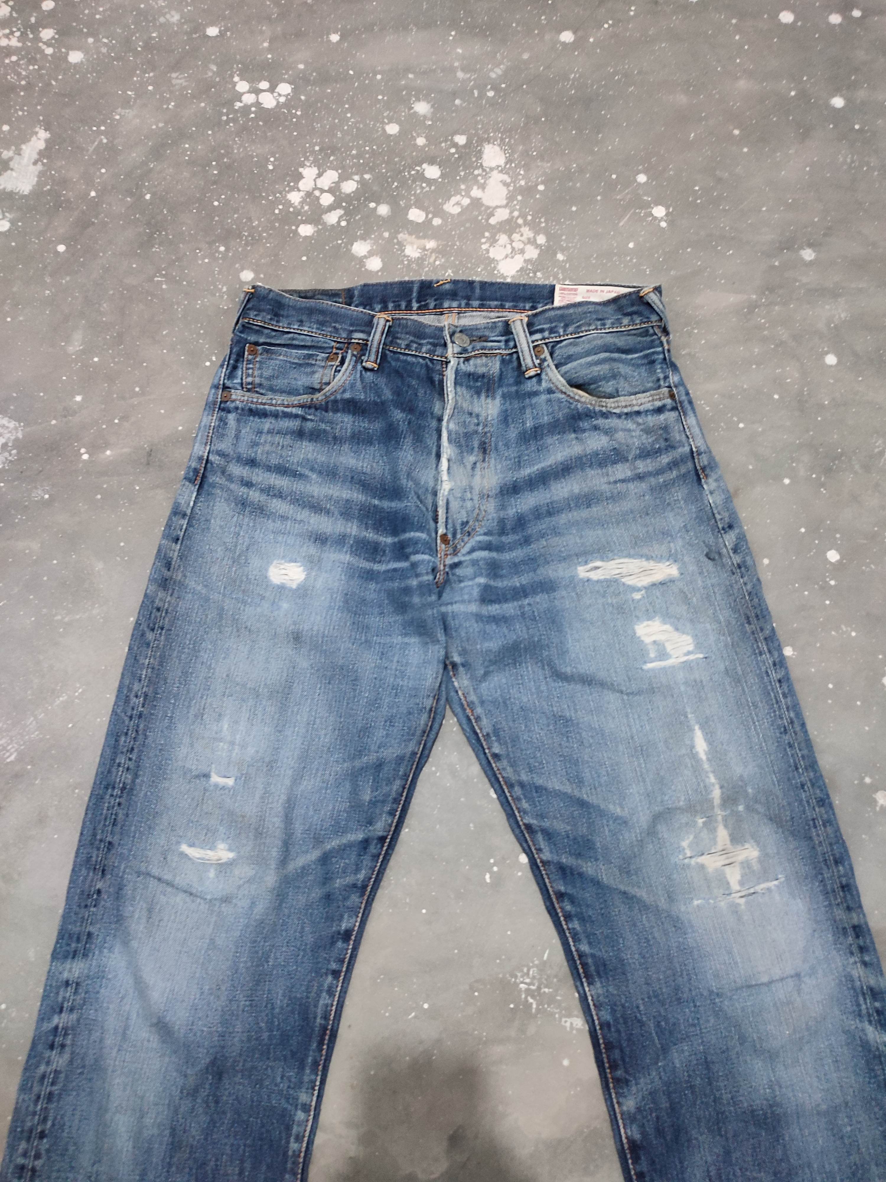 Evisu 🔥Evisu Selvedge Distressed Jeans Denim Pants Size US 32 / EU 48 - 9 Thumbnail