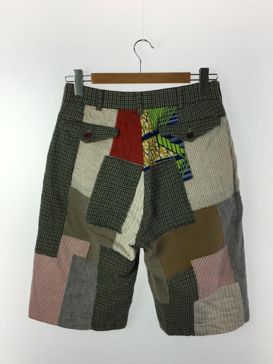 Comme des Garcons × Junya Watanabe Patchwork Wool Shorts Size US 29 - 2 Thumbnail