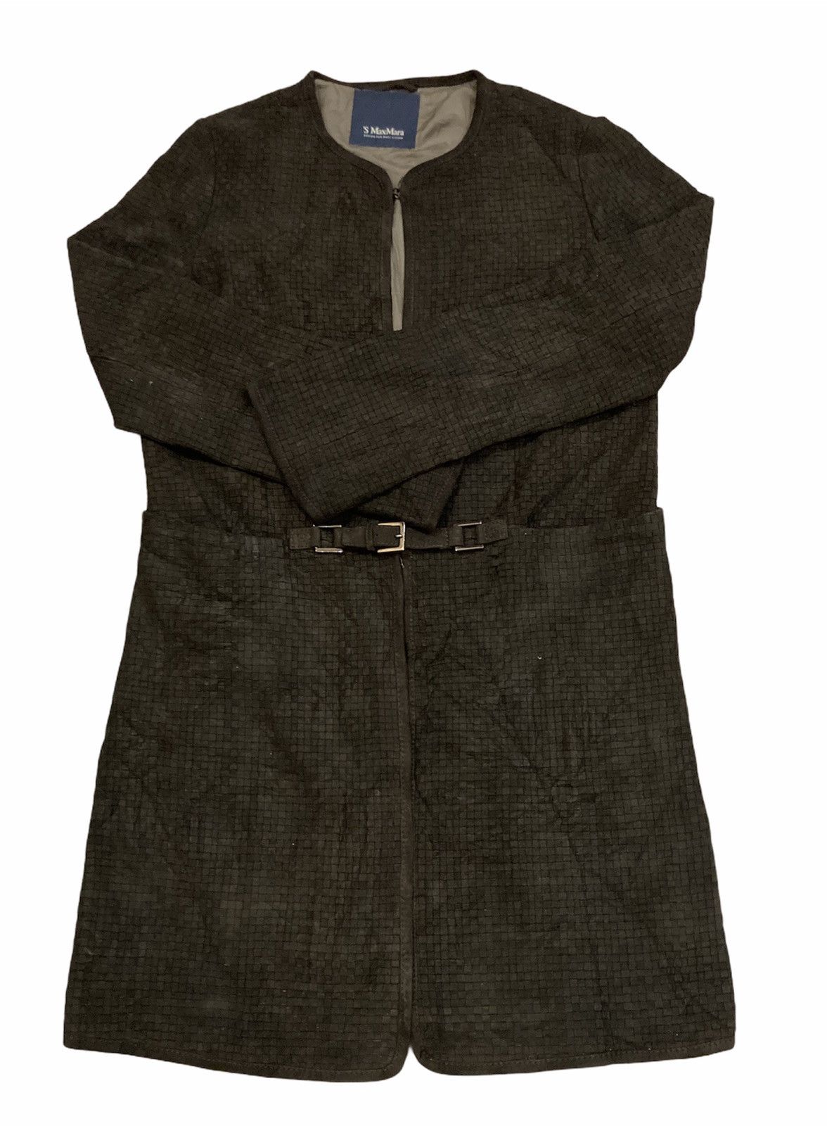 Max Mara ‘S Max Mara Webbing Leather Jacket Size S / US 4 / IT 40 - 1 Thumbnail
