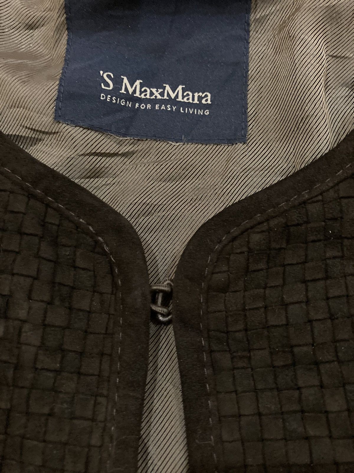 Max Mara ‘S Max Mara Webbing Leather Jacket Size S / US 4 / IT 40 - 7 Thumbnail