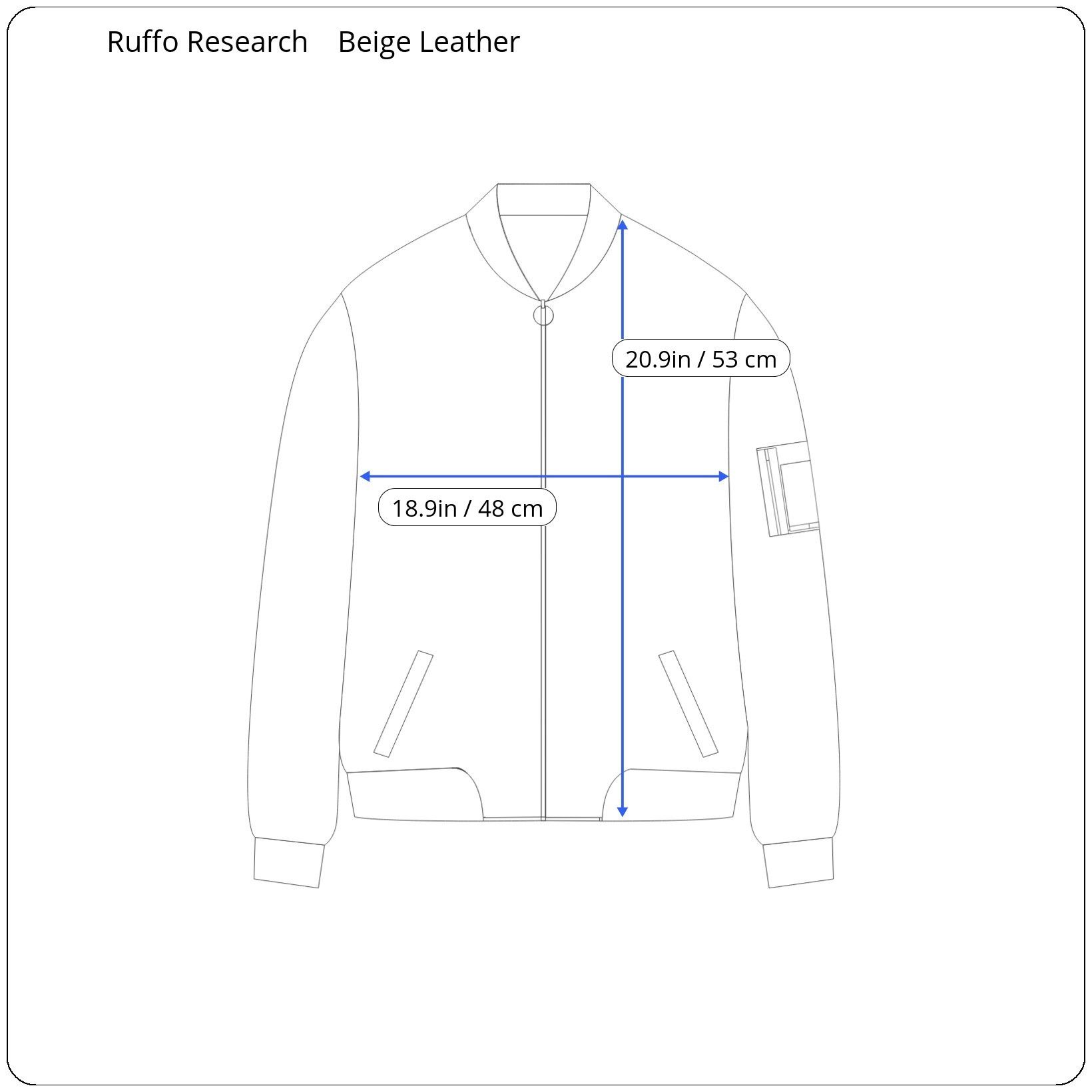 Ruffo Research ⚡️QUICK SALE⚡️2002 Ruffo Research Beige Laser Leather Jacket Size M / US 6-8 / IT 42-44 - 8 Thumbnail