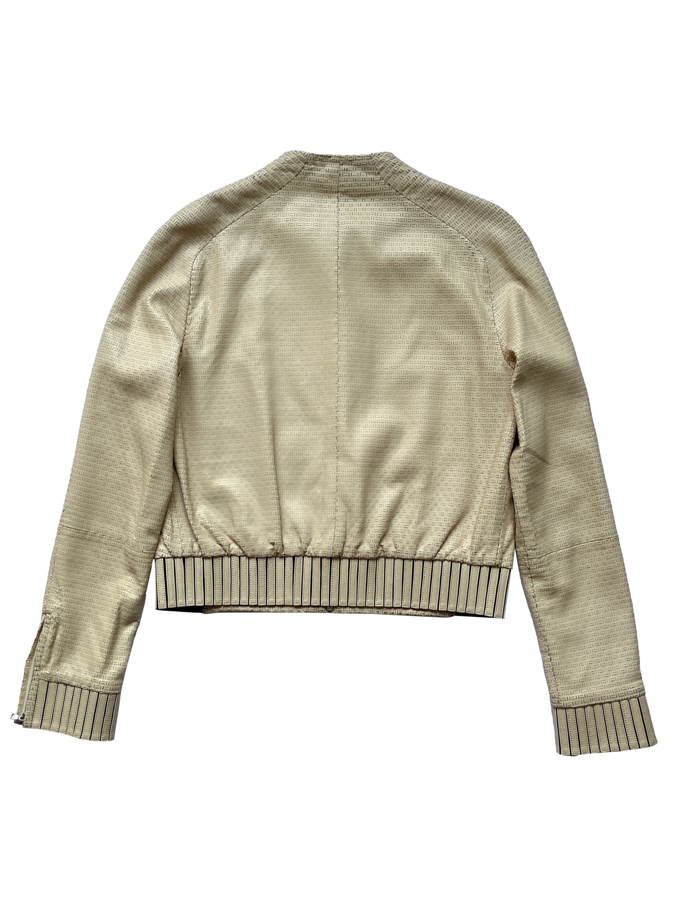 Ruffo Research ⚡️QUICK SALE⚡️2002 Ruffo Research Beige Laser Leather Jacket Size M / US 6-8 / IT 42-44 - 3 Thumbnail