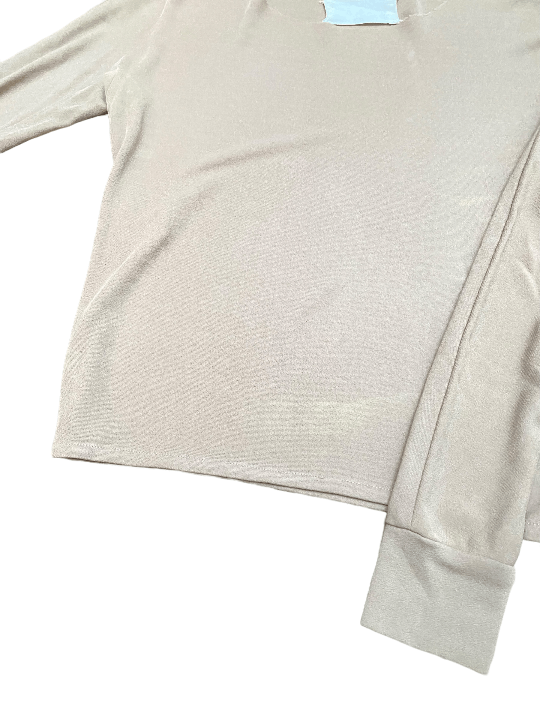Maison Margiela Vintage 1990s Nude Longsleeves Size M / US 6-8 / IT 42-44 - 3 Thumbnail