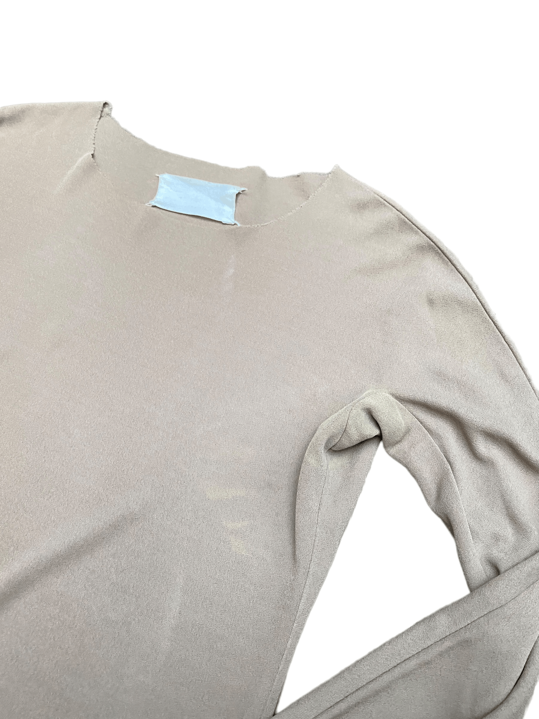 Maison Margiela Vintage 1990s Nude Longsleeves Size M / US 6-8 / IT 42-44 - 6 Thumbnail