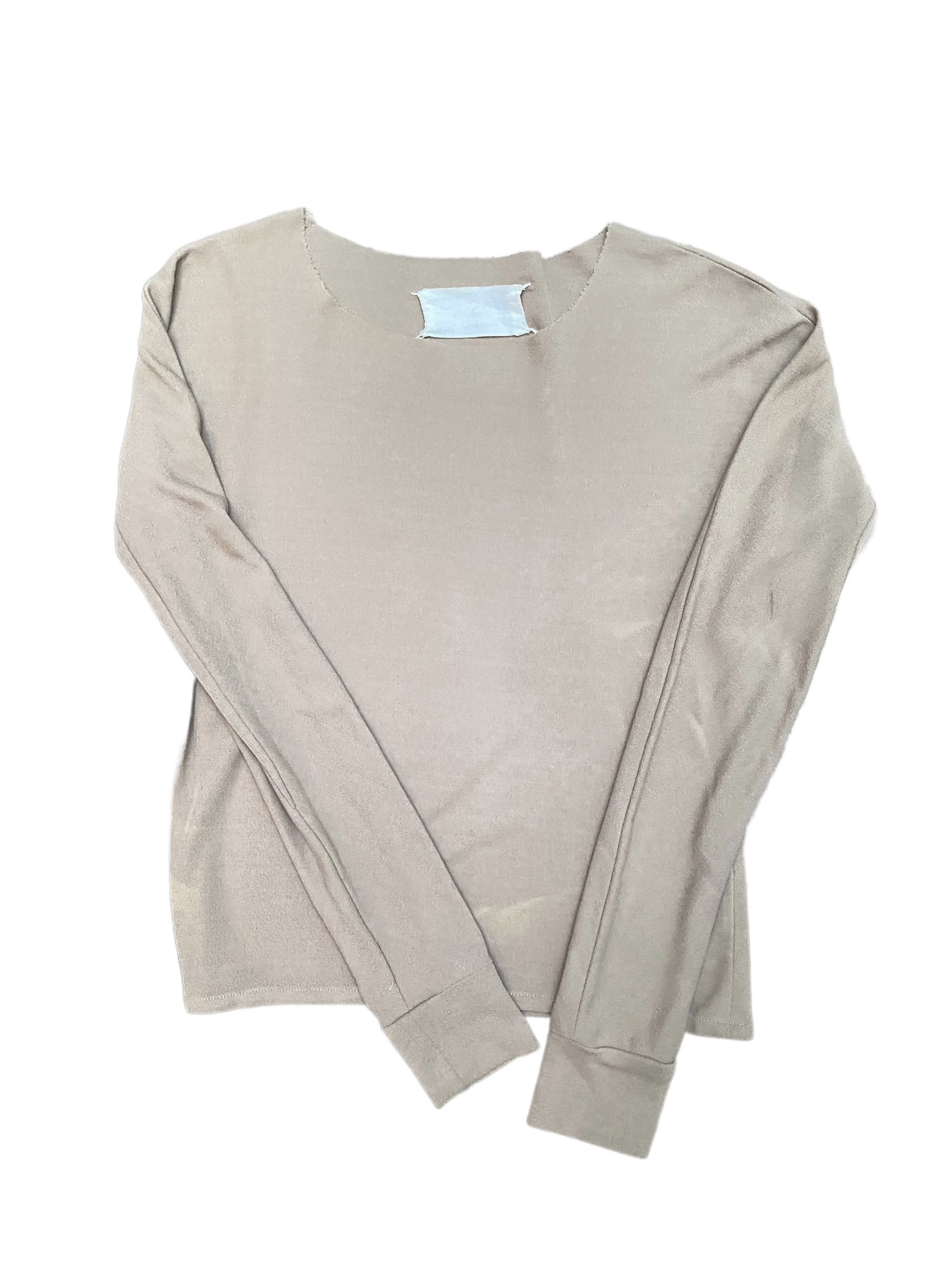 Maison Margiela Vintage 1990s Nude Longsleeves Size M / US 6-8 / IT 42-44 - 2 Thumbnail