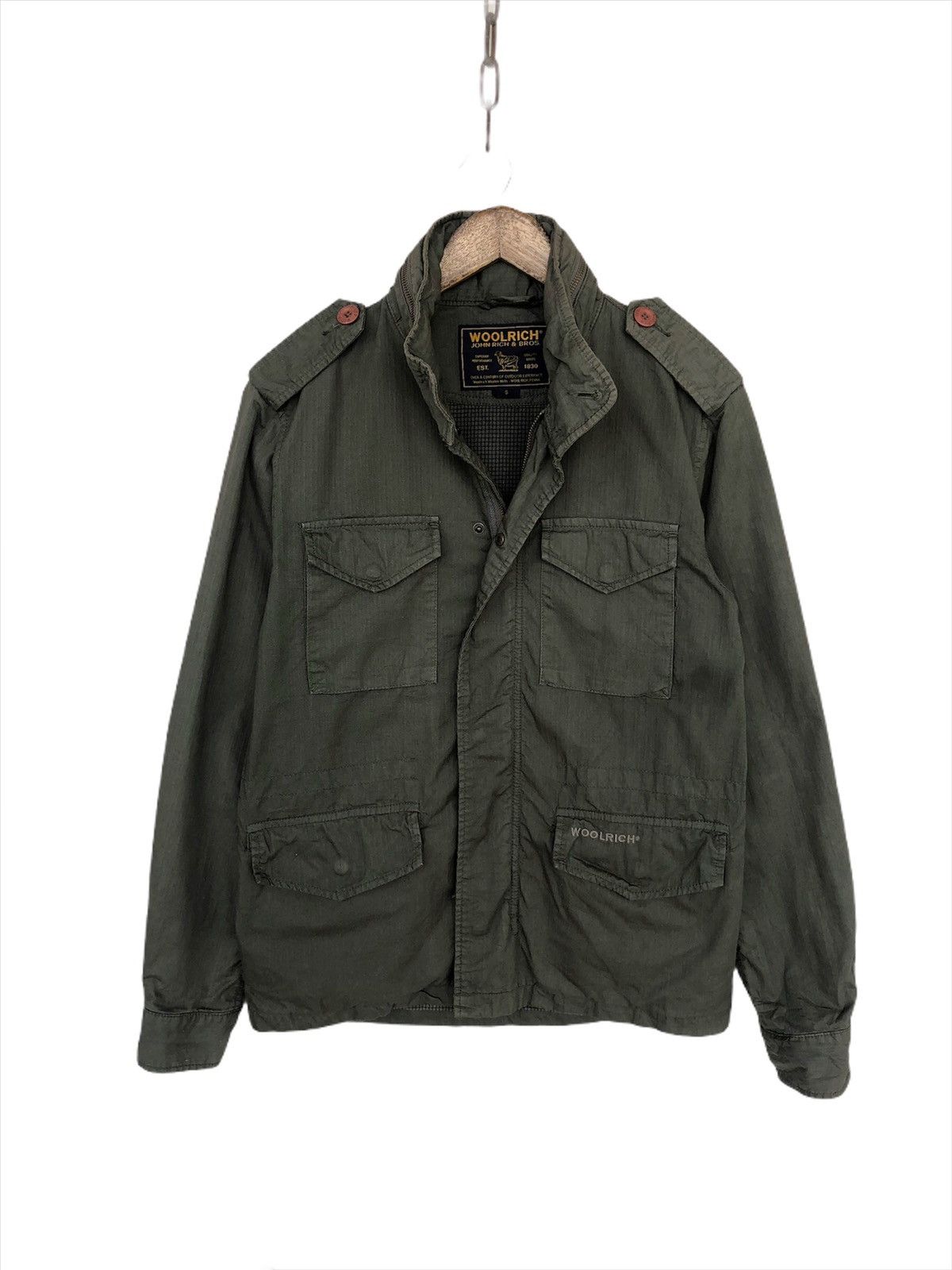 Woolrich Woolen Mills Woolrich John Rich&Bros M65 Military Field Jacket Size US M / EU 48-50 / 2 - 1 Thumbnail