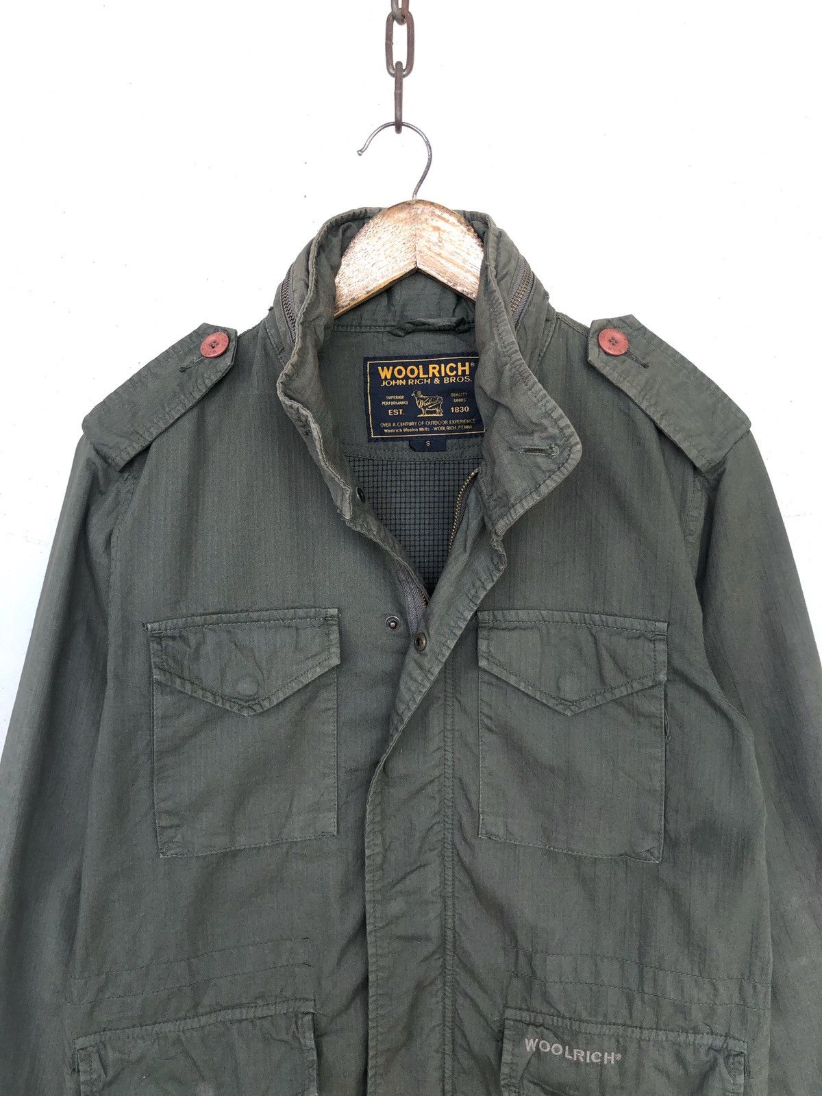 Woolrich Woolen Mills Woolrich John Rich&Bros M65 Military Field Jacket Size US M / EU 48-50 / 2 - 3 Thumbnail