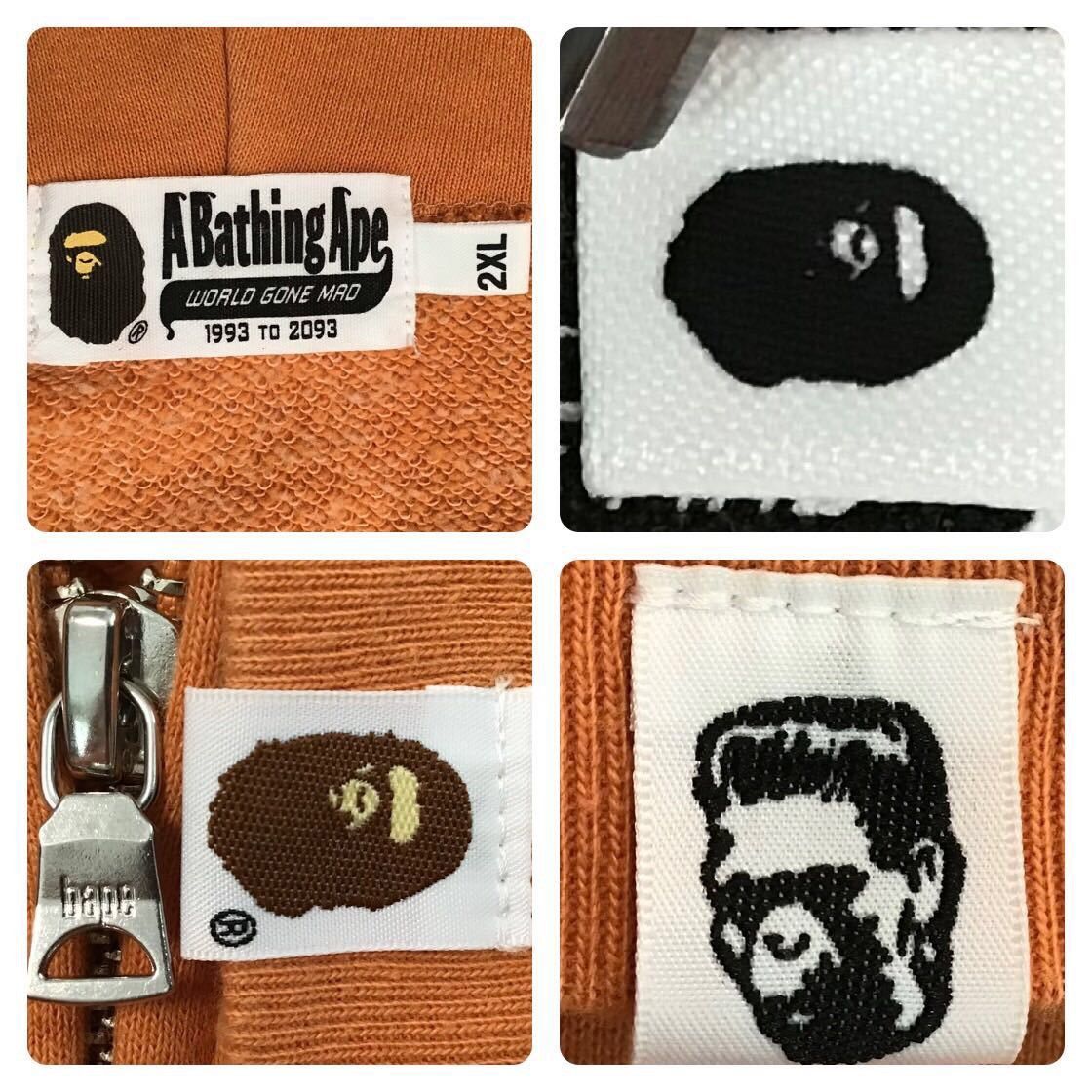 Bape BAPE logo multi fonts shark full zip hoodie a bathing ape Size US XXL / EU 58 / 5 - 8 Thumbnail