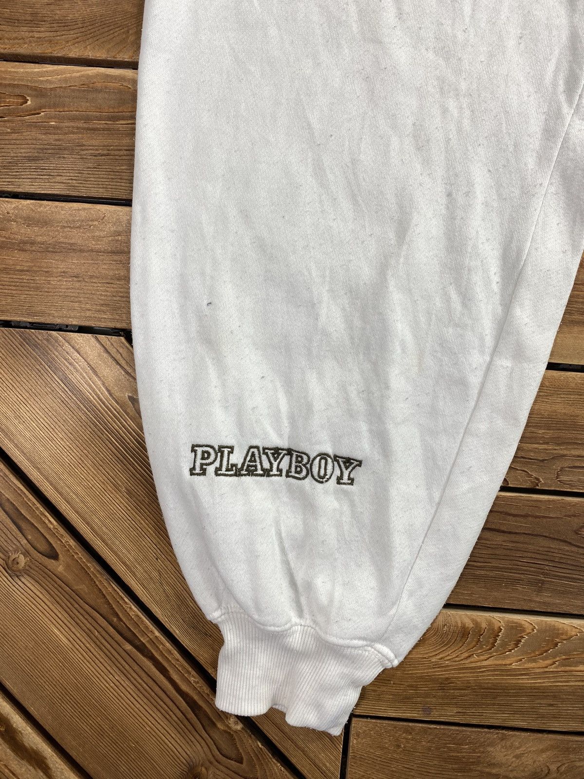 Playboy × Vintage Vintage Playboy Jogger Pants Big Logo Size L Size US 36 / EU 52 - 2 Thumbnail
