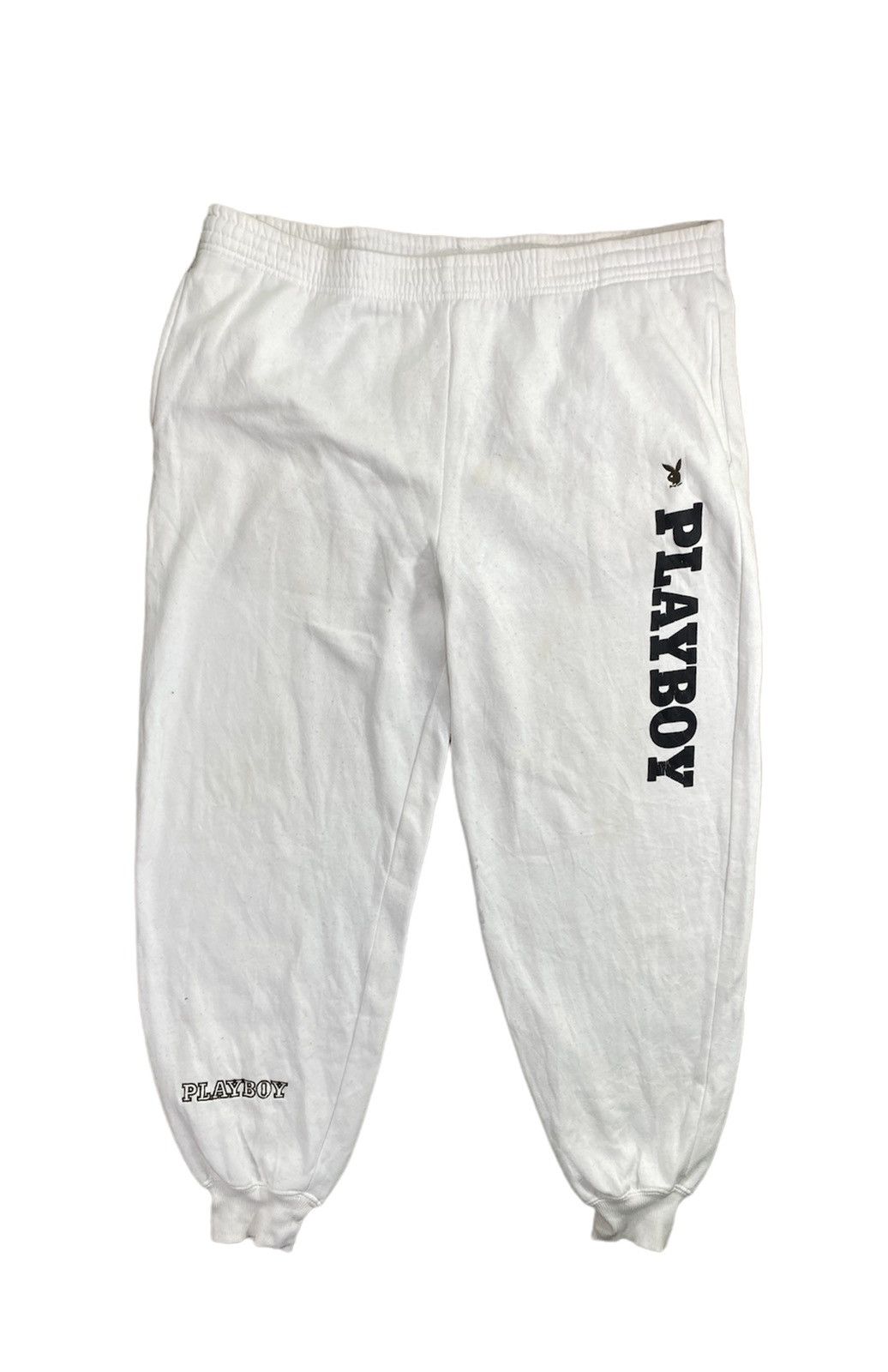 Playboy × Vintage Vintage Playboy Jogger Pants Big Logo Size L Size US 36 / EU 52 - 1 Thumbnail