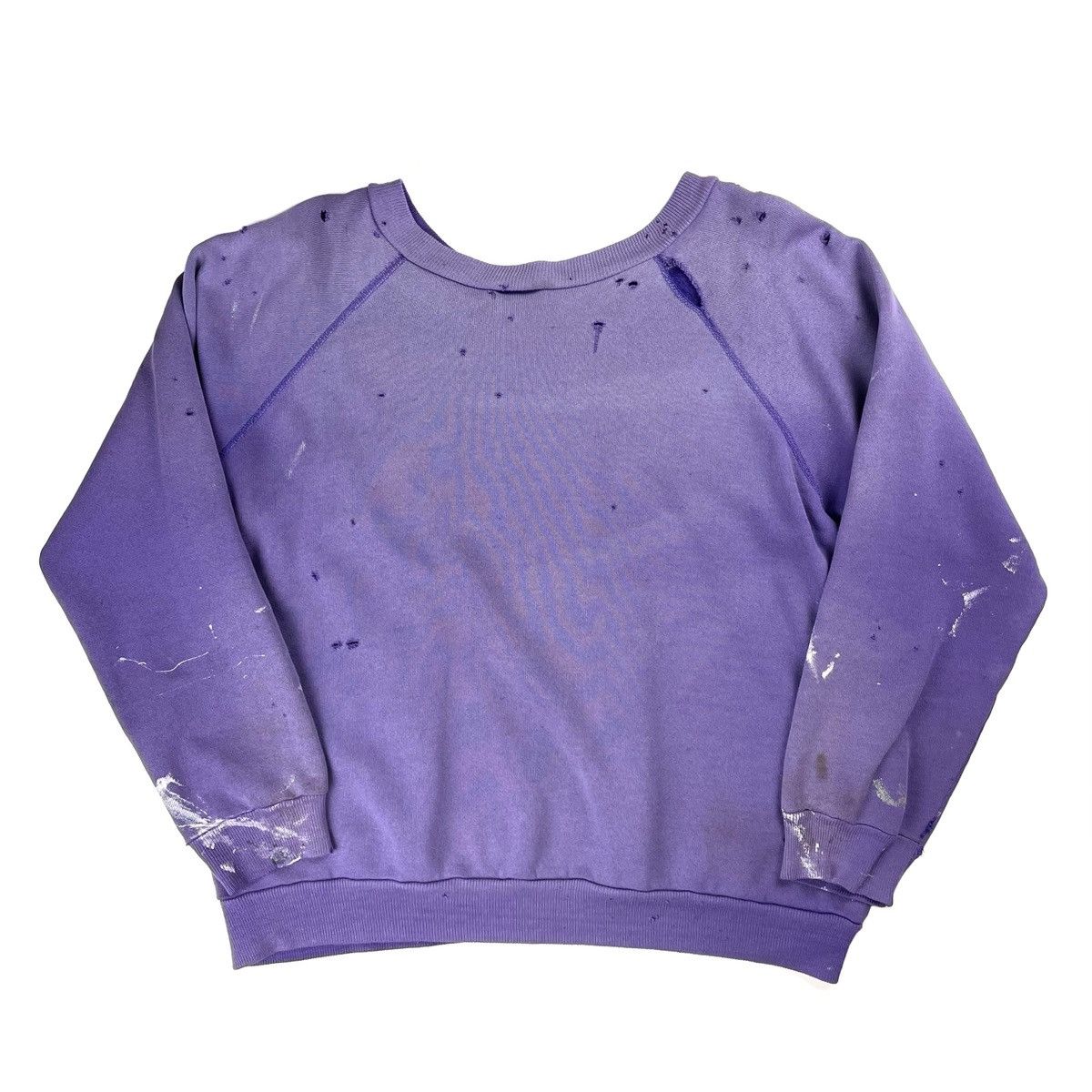 Vintage VINTAGE THRASHED FADED PURPLE SWEATSHIRT Size US M / EU 48-50 / 2 - 3 Thumbnail