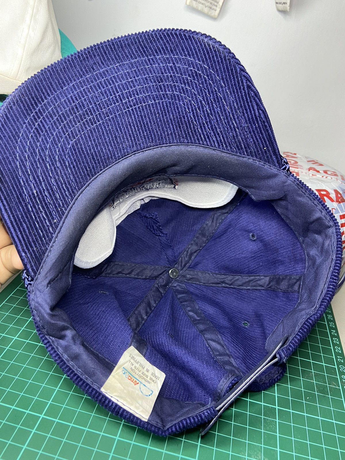 Vintage VINTAGE ST.JOHNSBURY TRUCKING CO.INC CORDUROY CAP Size ONE SIZE - 6 Thumbnail