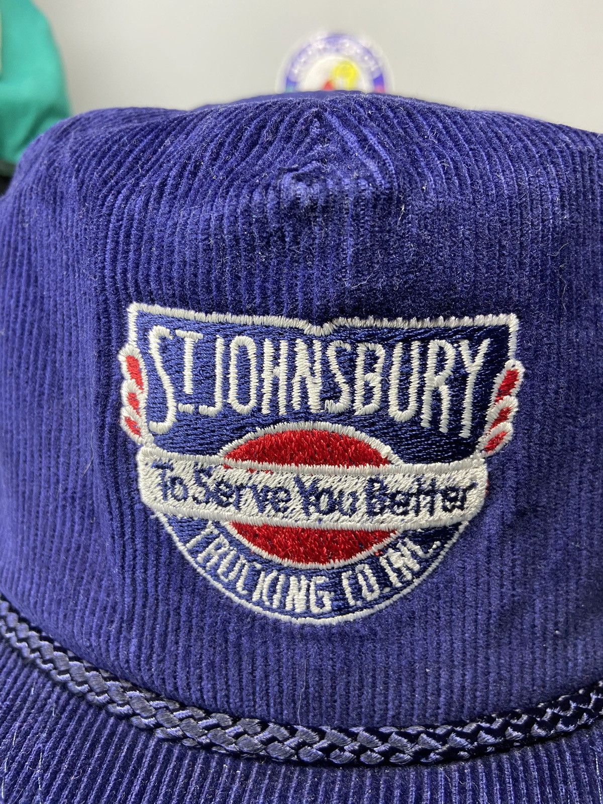 Vintage VINTAGE ST.JOHNSBURY TRUCKING CO.INC CORDUROY CAP Size ONE SIZE - 2 Thumbnail