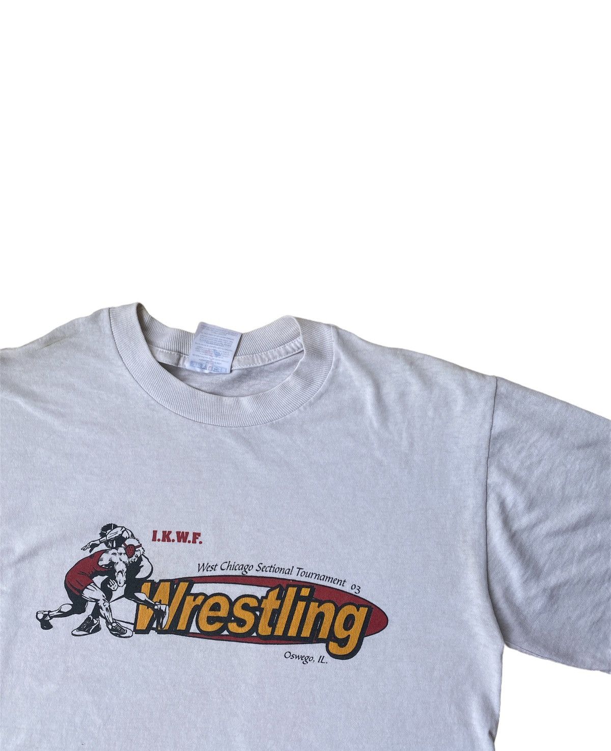 Vintage Vintage IKWF Wrestling West Chicago Sectional Tournement 03 Size US S / EU 44-46 / 1 - 2 Thumbnail