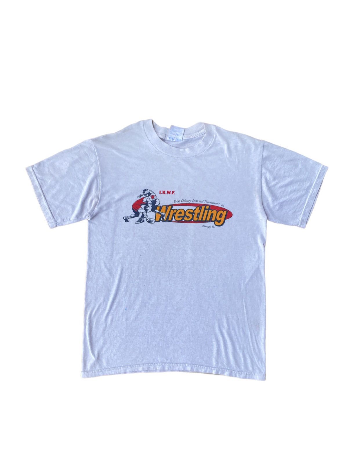 Vintage Vintage IKWF Wrestling West Chicago Sectional Tournement 03 Size US S / EU 44-46 / 1 - 1 Thumbnail