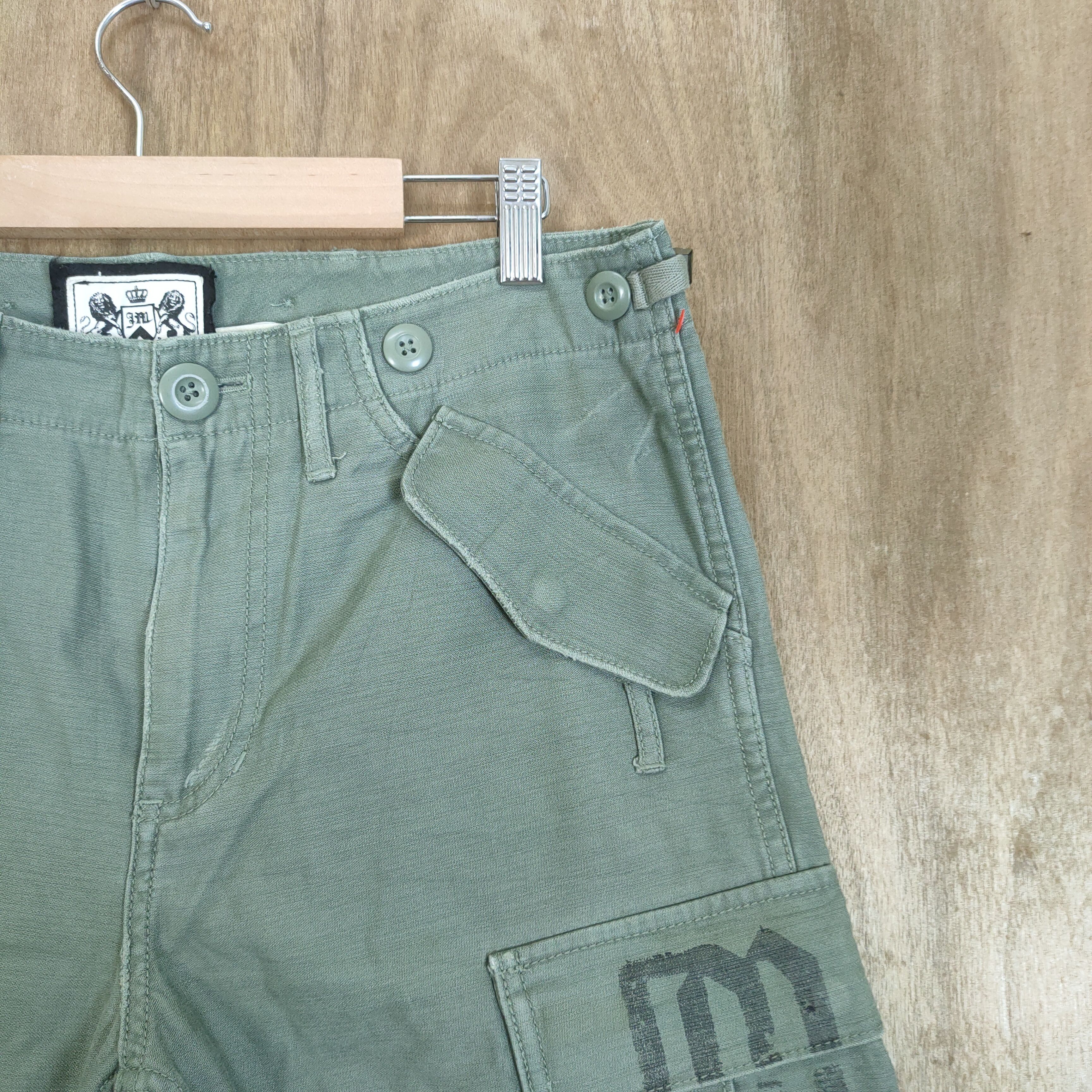 Japanese Brand VINTAGE JAPANESE BRAND BONDAGE CARGO PANTS Size US 30 / EU 46 - 6 Thumbnail