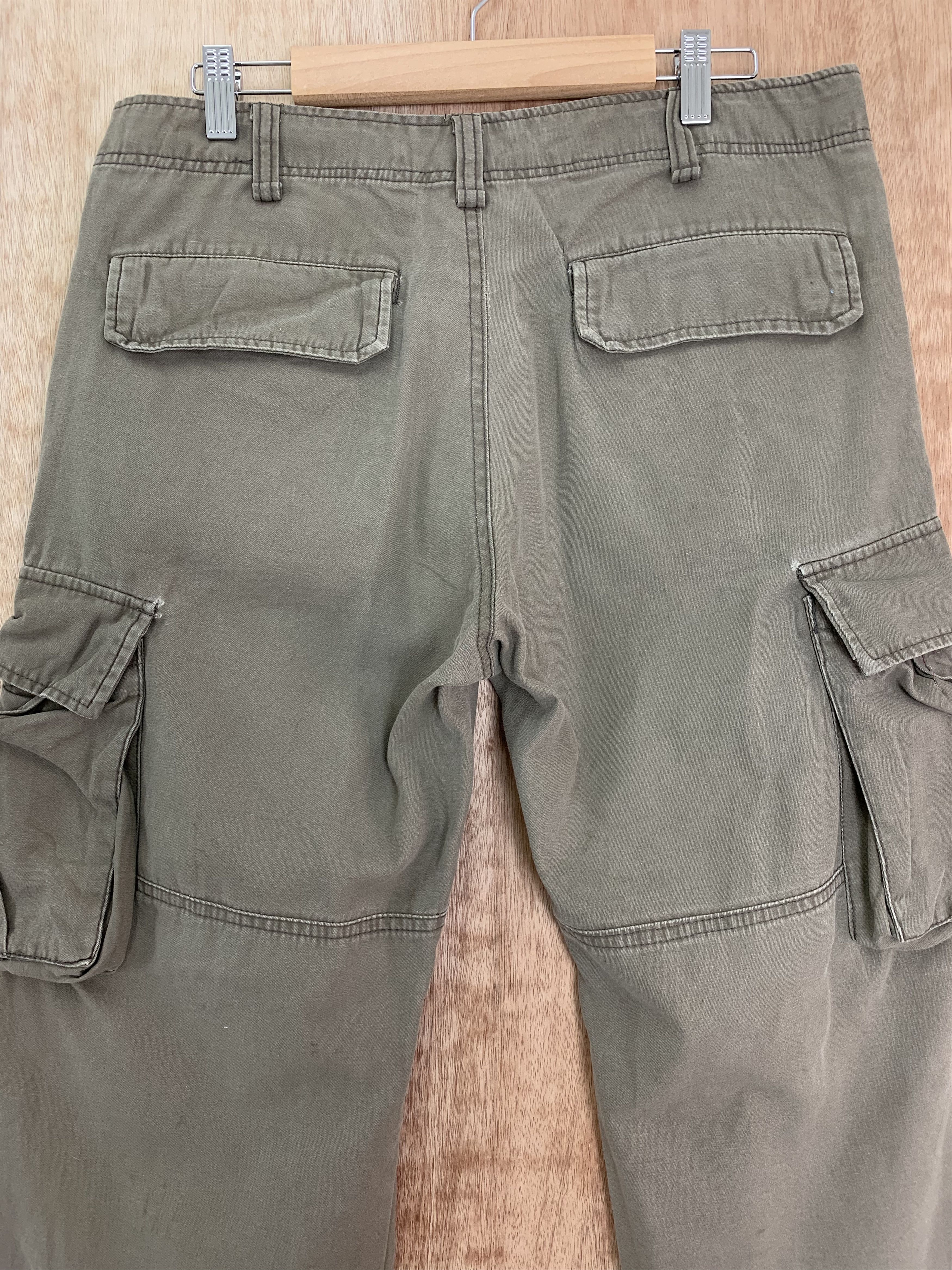 Japanese Brand Cargo Pants Double Knee Vtg Multipocket Travis Scott Style Size US 31 - 11 Thumbnail