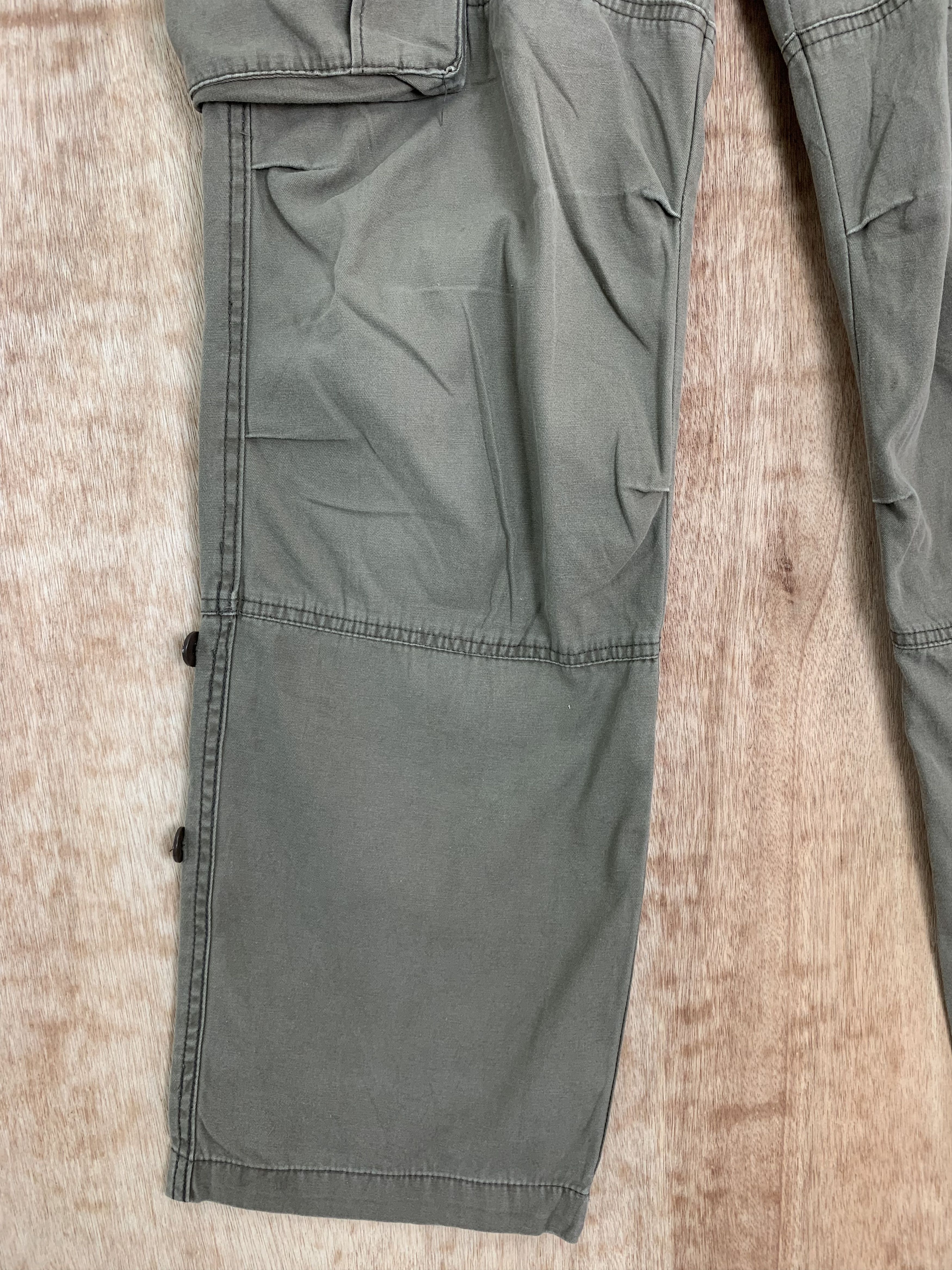 Japanese Brand Cargo Pants Double Knee Vtg Multipocket Travis Scott Style Size US 31 - 6 Thumbnail