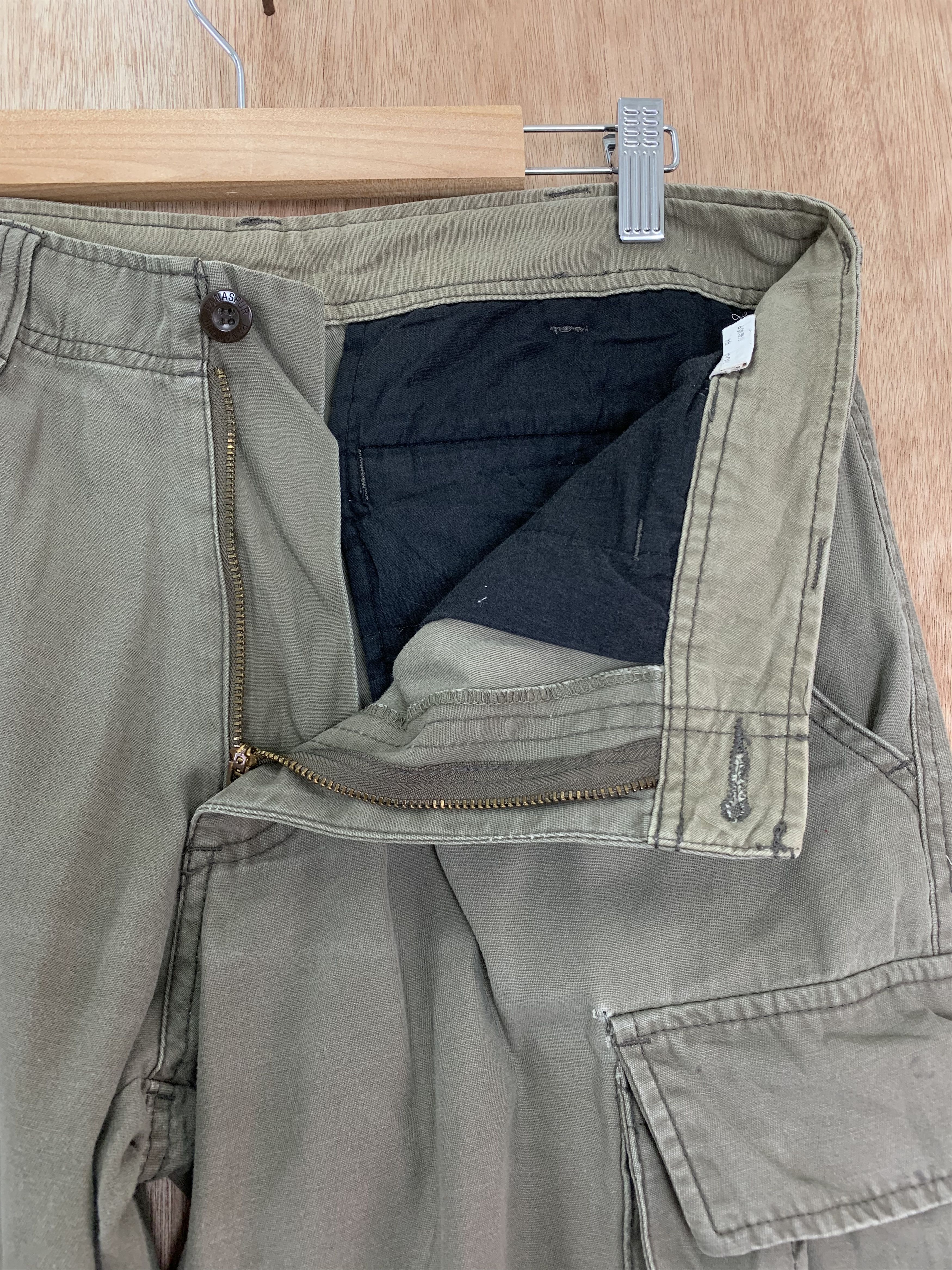 Japanese Brand Cargo Pants Double Knee Vtg Multipocket Travis Scott Style Size US 31 - 10 Thumbnail