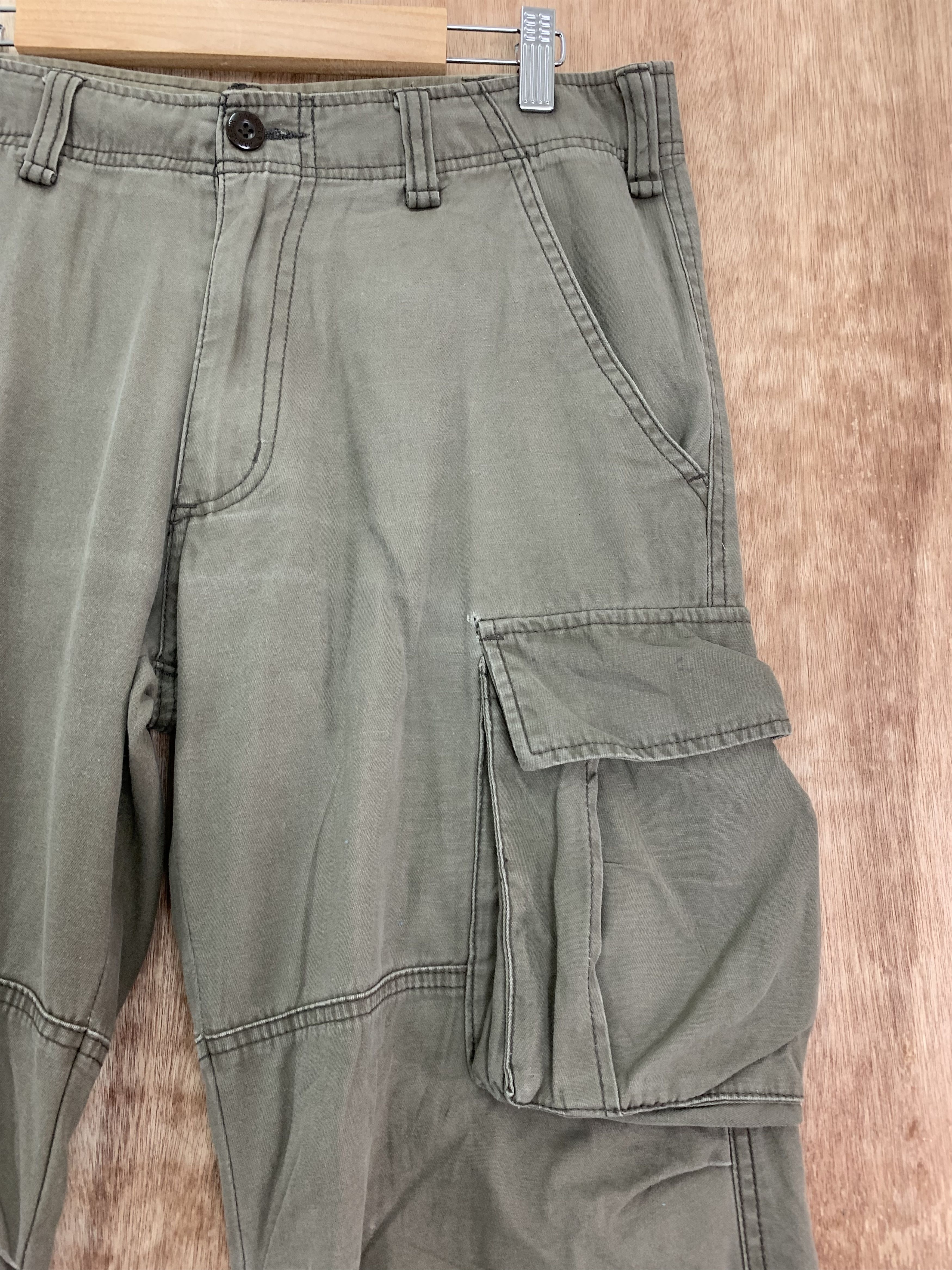 Japanese Brand Cargo Pants Double Knee Vtg Multipocket Travis Scott Style Size US 31 - 8 Thumbnail