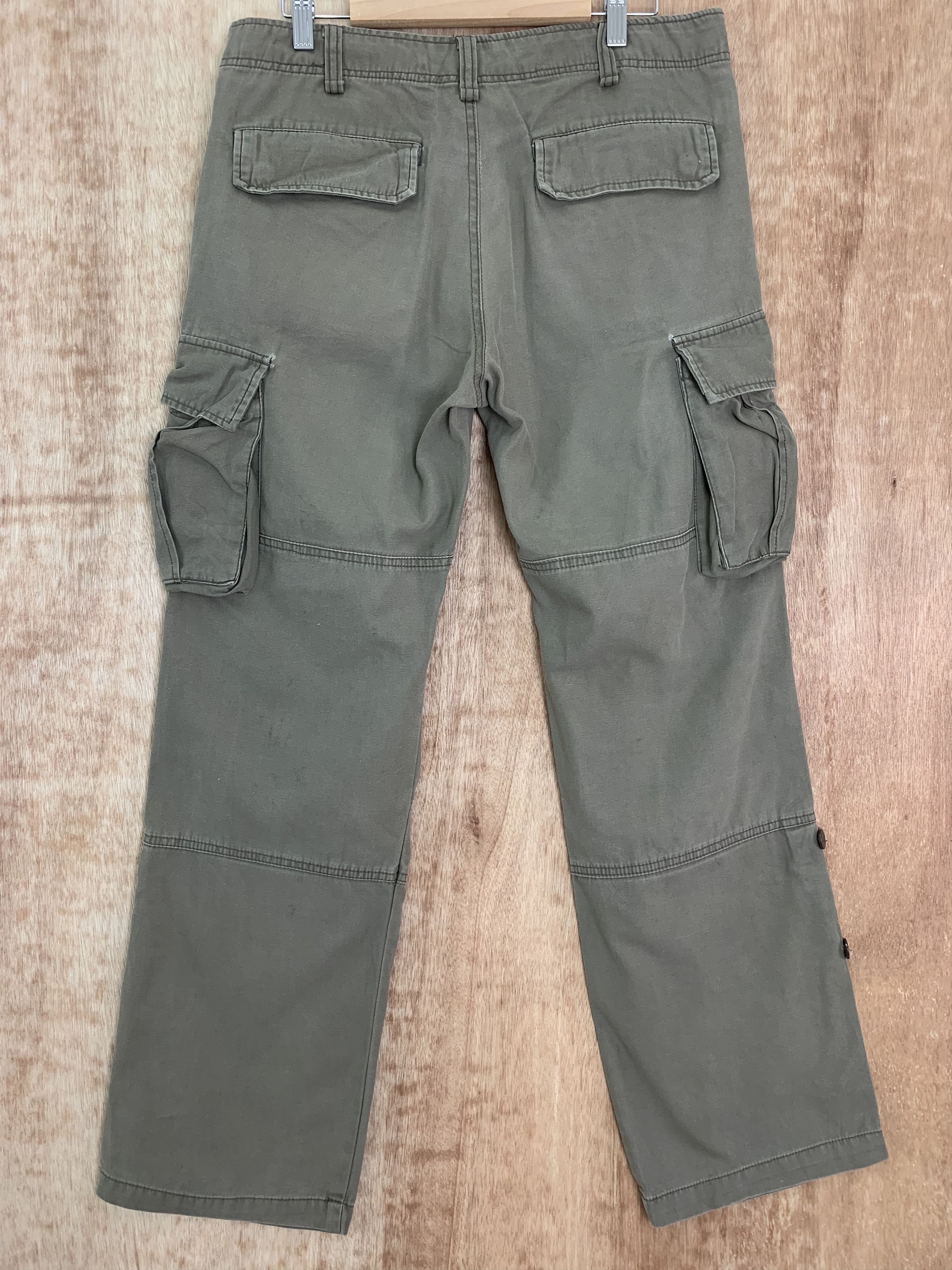 Japanese Brand Cargo Pants Double Knee Vtg Multipocket Travis Scott Style Size US 31 - 2 Thumbnail