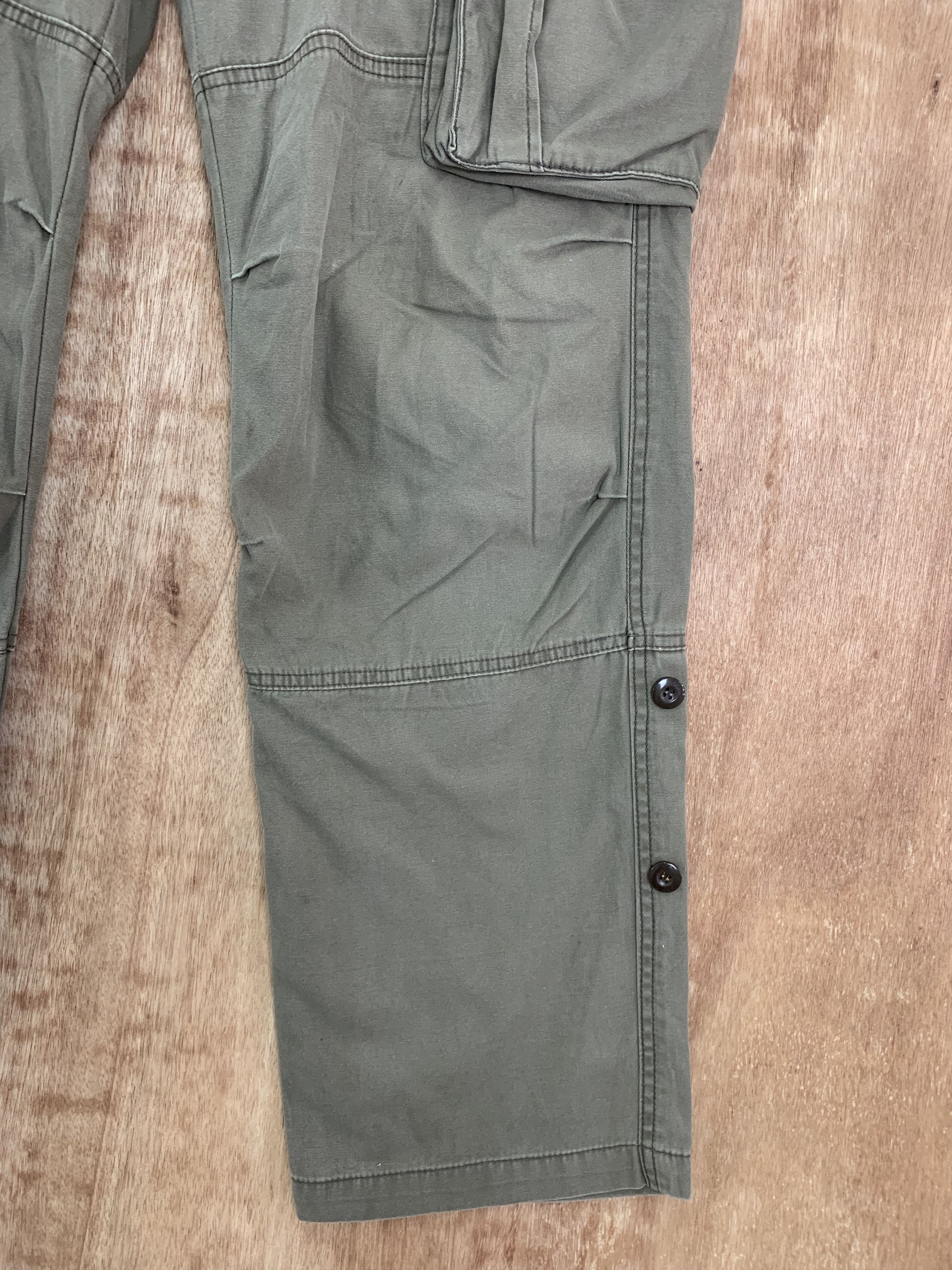 Japanese Brand Cargo Pants Double Knee Vtg Multipocket Travis Scott Style Size US 31 - 7 Thumbnail
