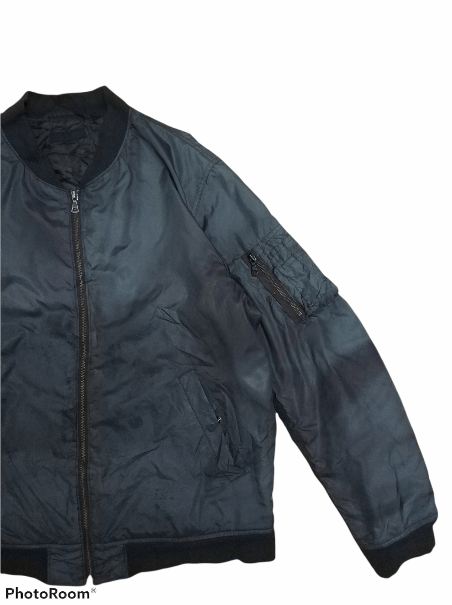 Japanese Brand 🔥 Distressed Faded Uniqlo Light Jacket Size US L / EU 52-54 / 3 - 2 Thumbnail