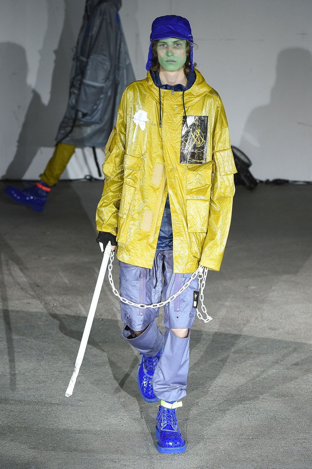 Jun Takahashi Undercover SS19 Resin-Coated Cargos, ‘The Larms’ Size US 32 / EU 48 - 3 Thumbnail