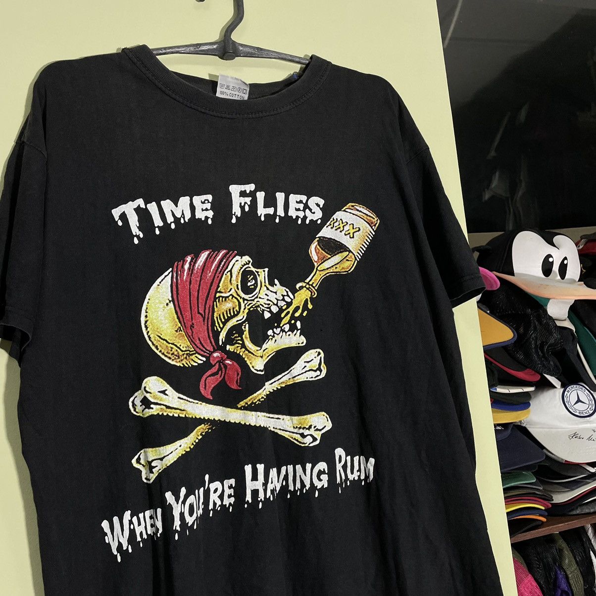 Vintage Vintage 90s Y2K Graphic Tee Skull Print Grunge Skate Faded L Size US L / EU 52-54 / 3 - 4 Thumbnail