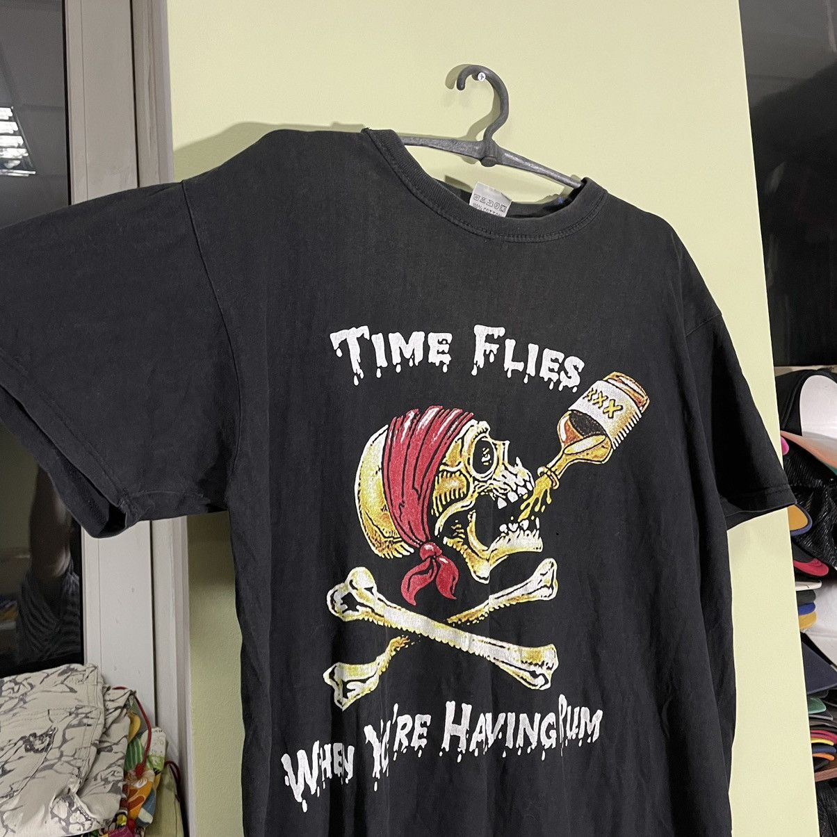 Vintage Vintage 90s Y2K Graphic Tee Skull Print Grunge Skate Faded L Size US L / EU 52-54 / 3 - 5 Thumbnail