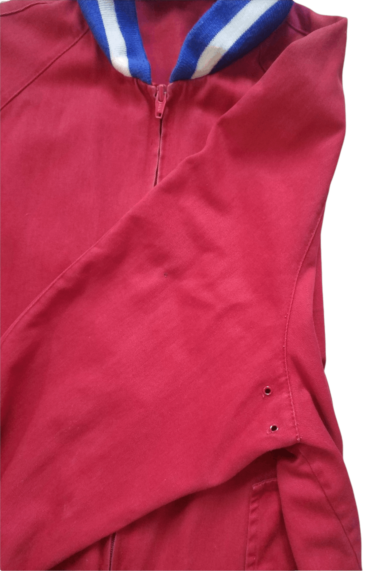 Izod 🔥Red Khaki Vintage Izod Lacoste Zipper Jacket Size US S / EU 44-46 / 1 - 7 Thumbnail