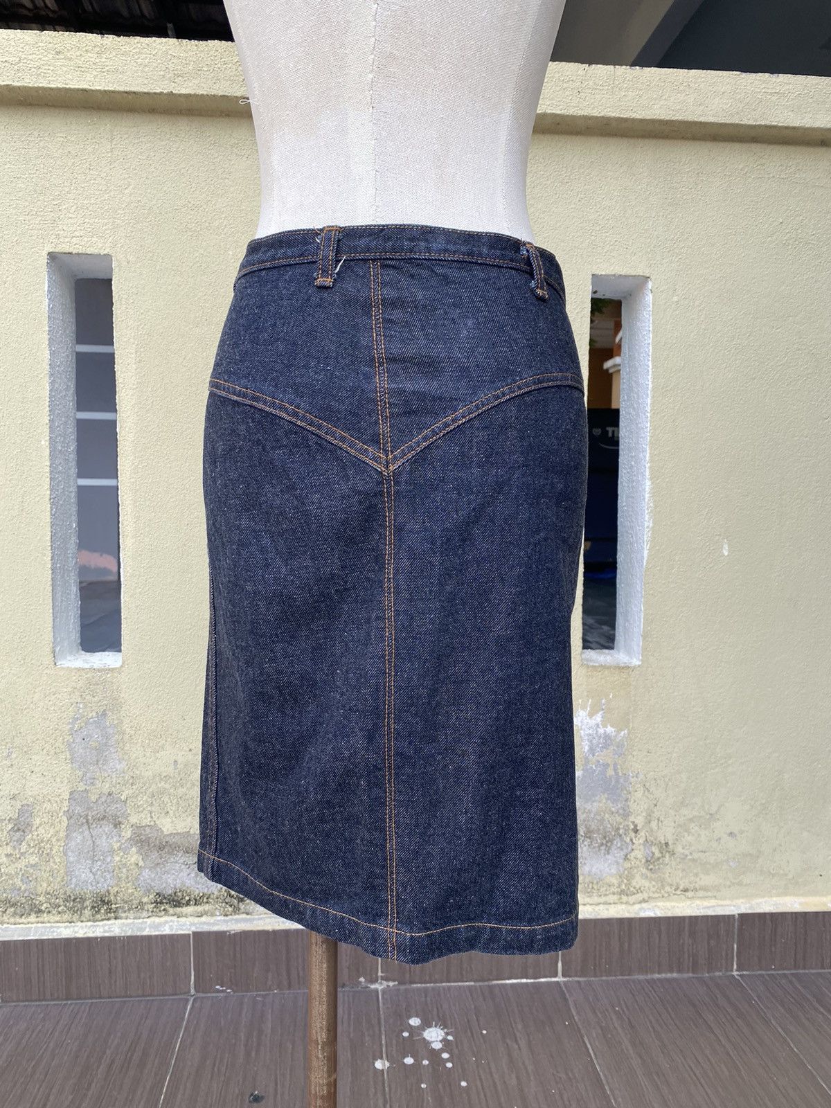 Hysteric Glamour × Japanese Brand × Vintage 90s hysterics glamour denim skirt Size 30" / US 8 / IT 44 - 3 Thumbnail