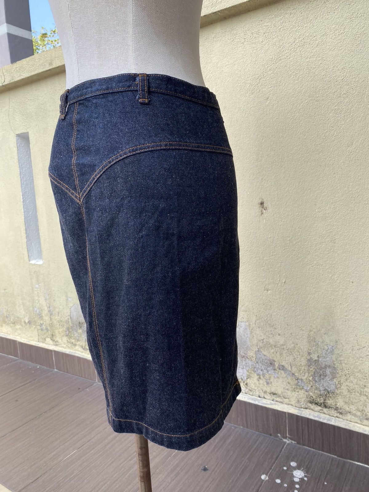 Hysteric Glamour × Japanese Brand × Vintage 90s hysterics glamour denim skirt Size 30" / US 8 / IT 44 - 4 Thumbnail