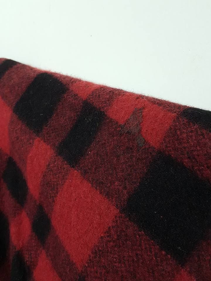 Vintage Wool Buffalo Plaid Style Coat Jacket by PIONEER Sportwear Size US L / EU 52-54 / 3 - 13 Thumbnail