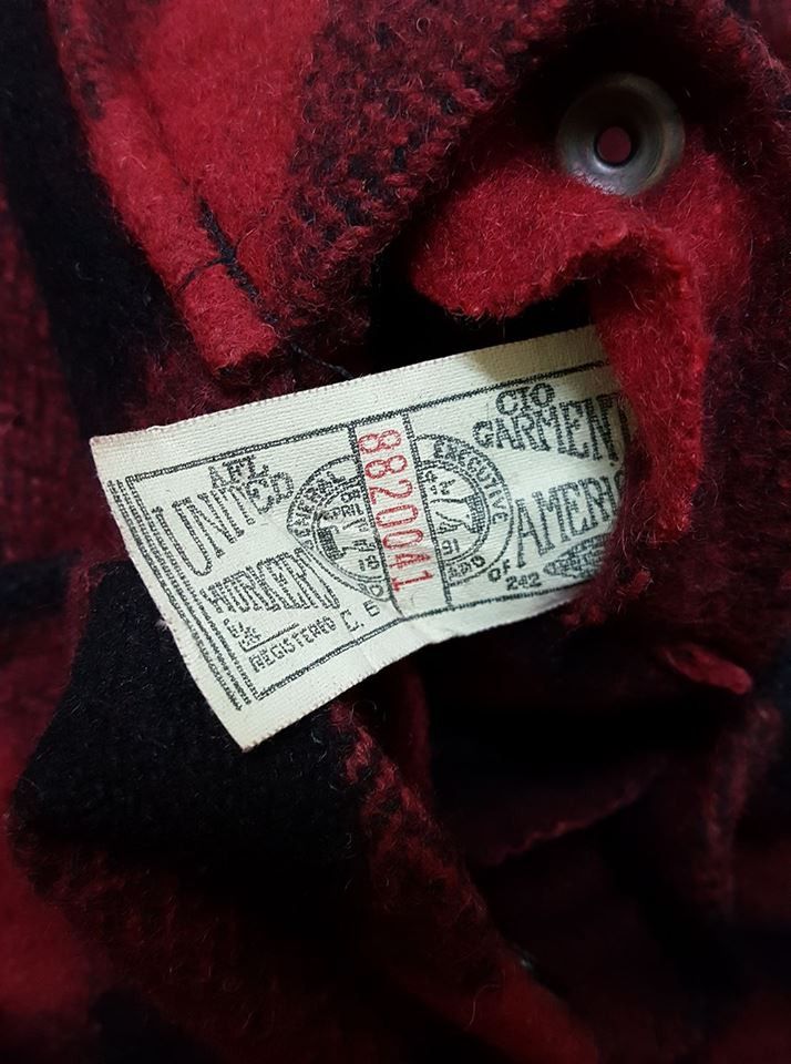 Vintage Wool Buffalo Plaid Style Coat Jacket by PIONEER Sportwear Size US L / EU 52-54 / 3 - 4 Thumbnail