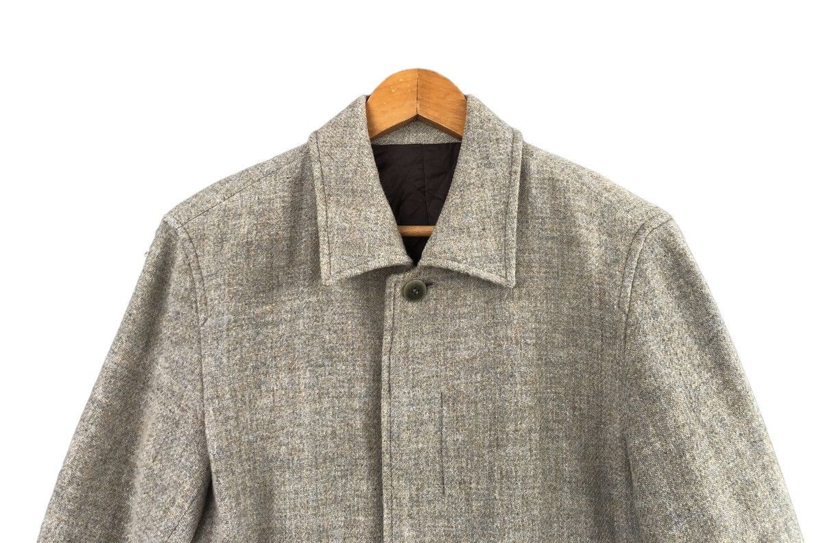 Harris Tweed Jun Men X Harris Tweed Wool Pea Coat Size US M / EU 48-50 / 2 - 2 Thumbnail