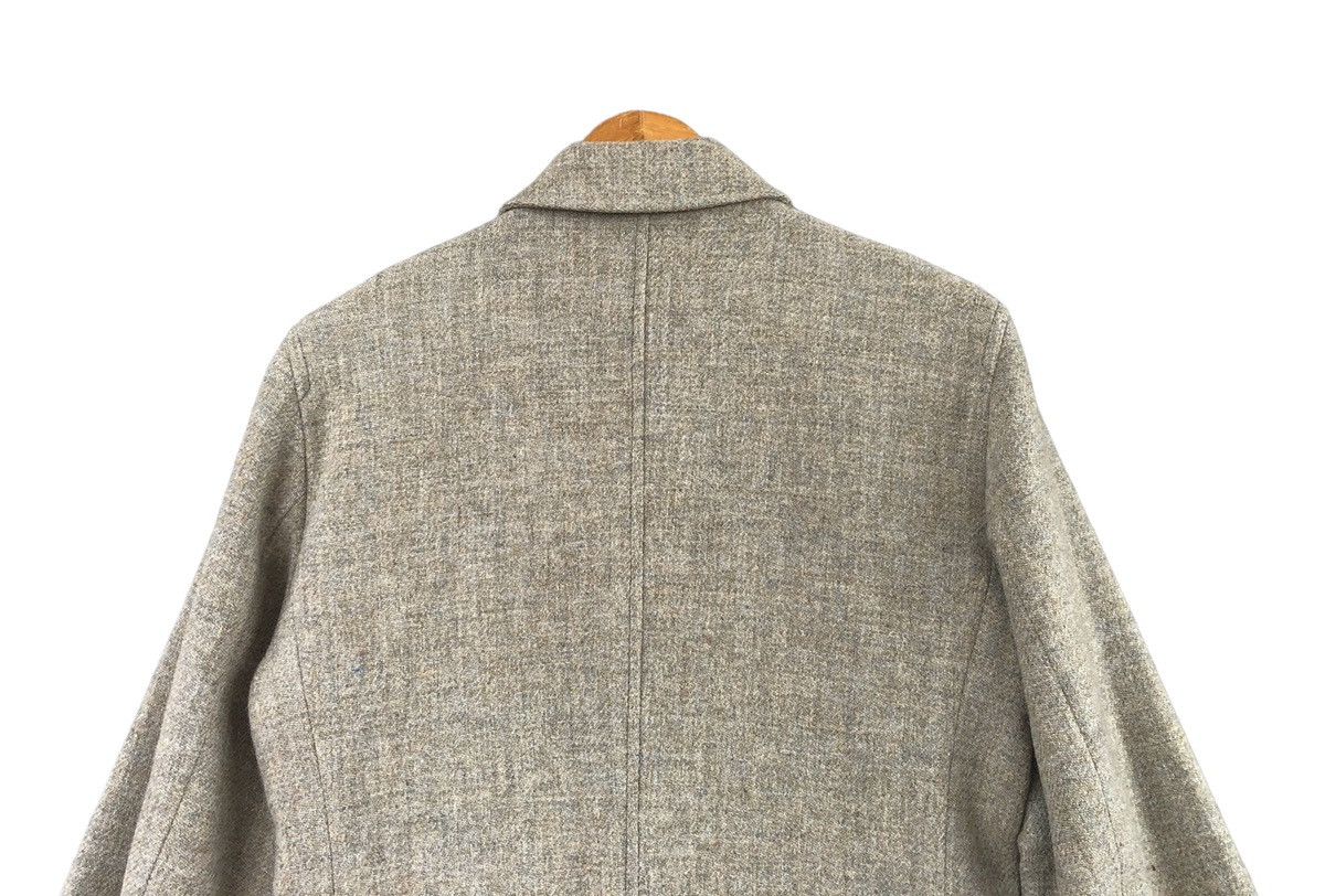 Harris Tweed Jun Men X Harris Tweed Wool Pea Coat Size US M / EU 48-50 / 2 - 8 Thumbnail