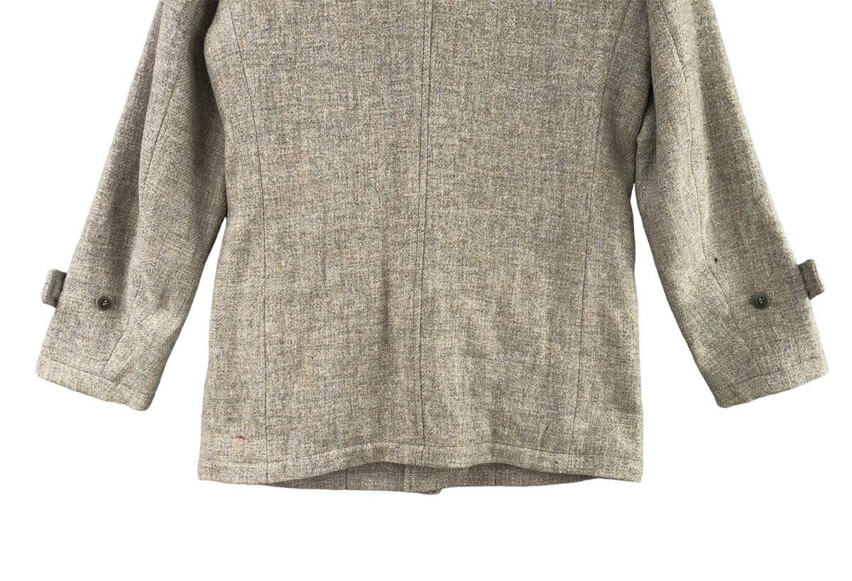 Harris Tweed Jun Men X Harris Tweed Wool Pea Coat Size US M / EU 48-50 / 2 - 9 Thumbnail