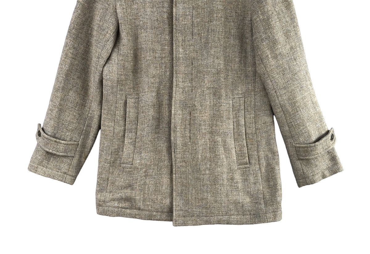 Harris Tweed Jun Men X Harris Tweed Wool Pea Coat Size US M / EU 48-50 / 2 - 3 Thumbnail