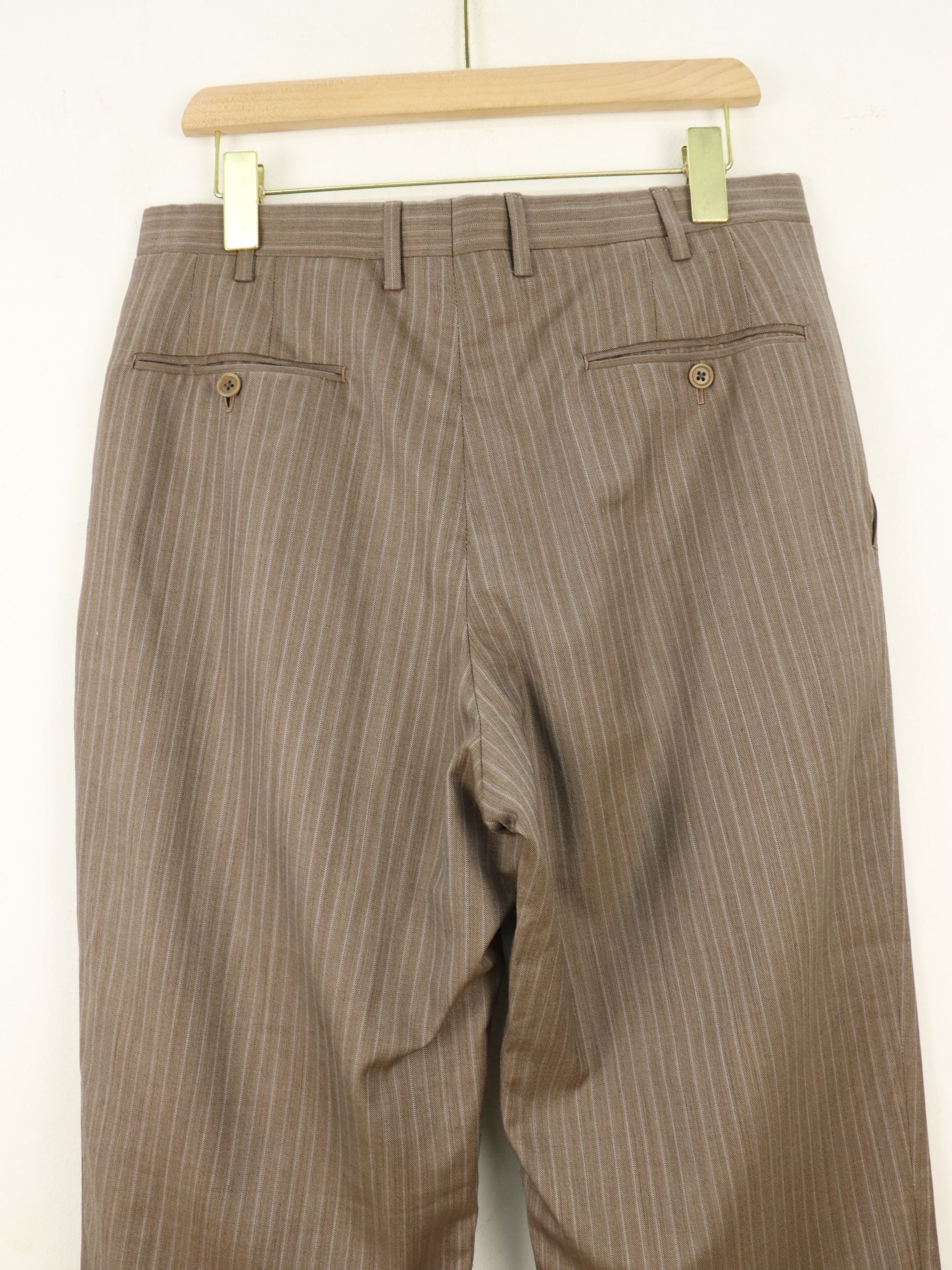 Kiton KITON Napoli Pinstripes Slack Pants Made in Italy Size US 32 / EU 48 - 7 Thumbnail