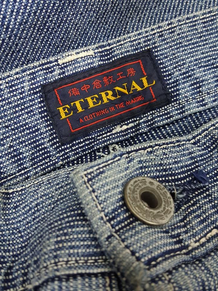 Eternal Japan ETERNAL Pinstripe Cinch wide Straight Button Up Pant Size US 33 - 14 Thumbnail