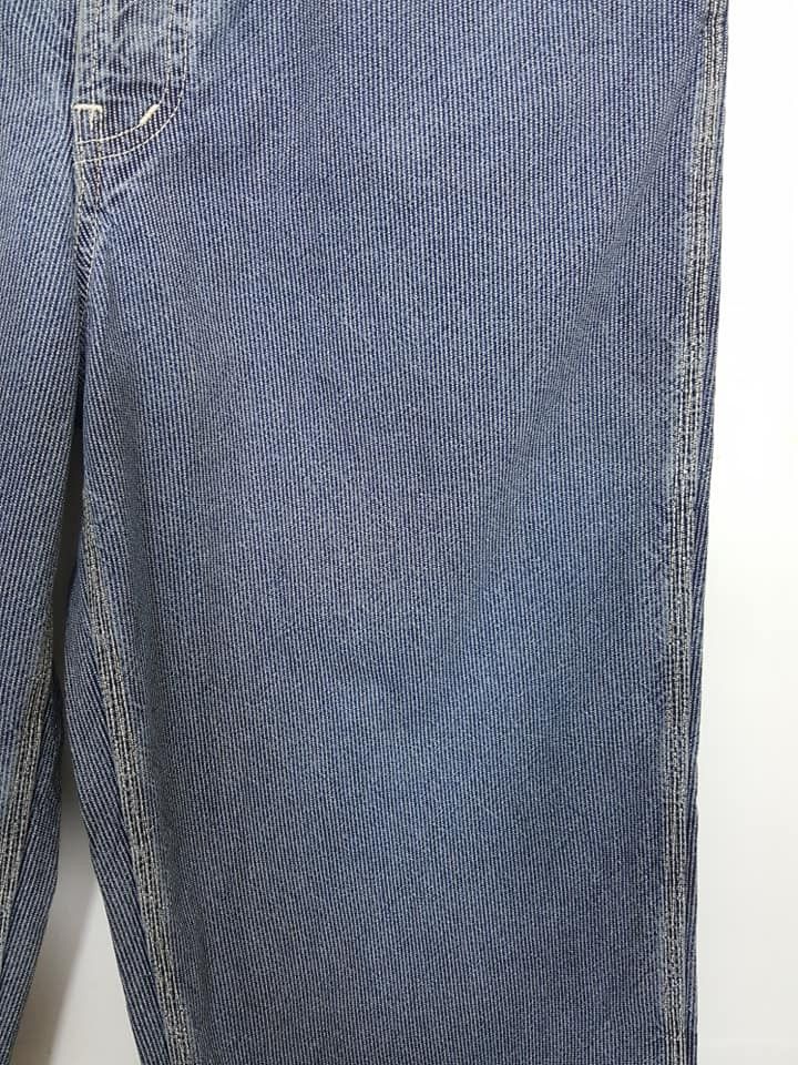 Eternal Japan ETERNAL Pinstripe Cinch wide Straight Button Up Pant Size US 33 - 10 Thumbnail