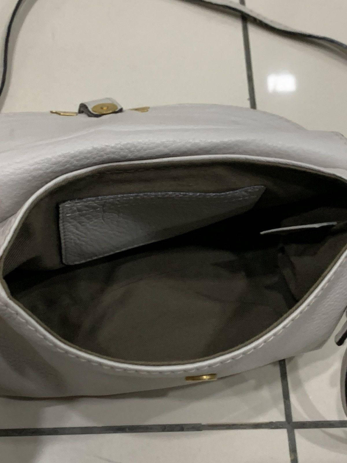 Chloe CALFSKIN MARCIE POCHETTE CROSSBODY BAG CASHMERE GREY Size ONE SIZE - 9 Thumbnail