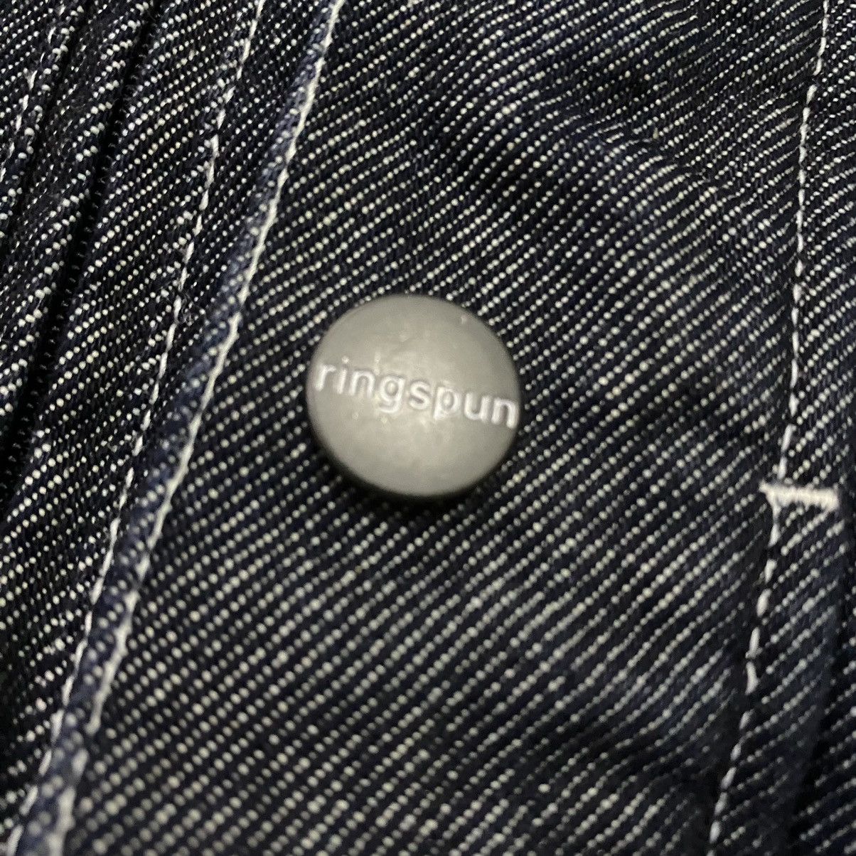 Japanese Brand × Ringspun Ringspun 2001 Denim Long Jacket Size US L / EU 52-54 / 3 - 8 Thumbnail