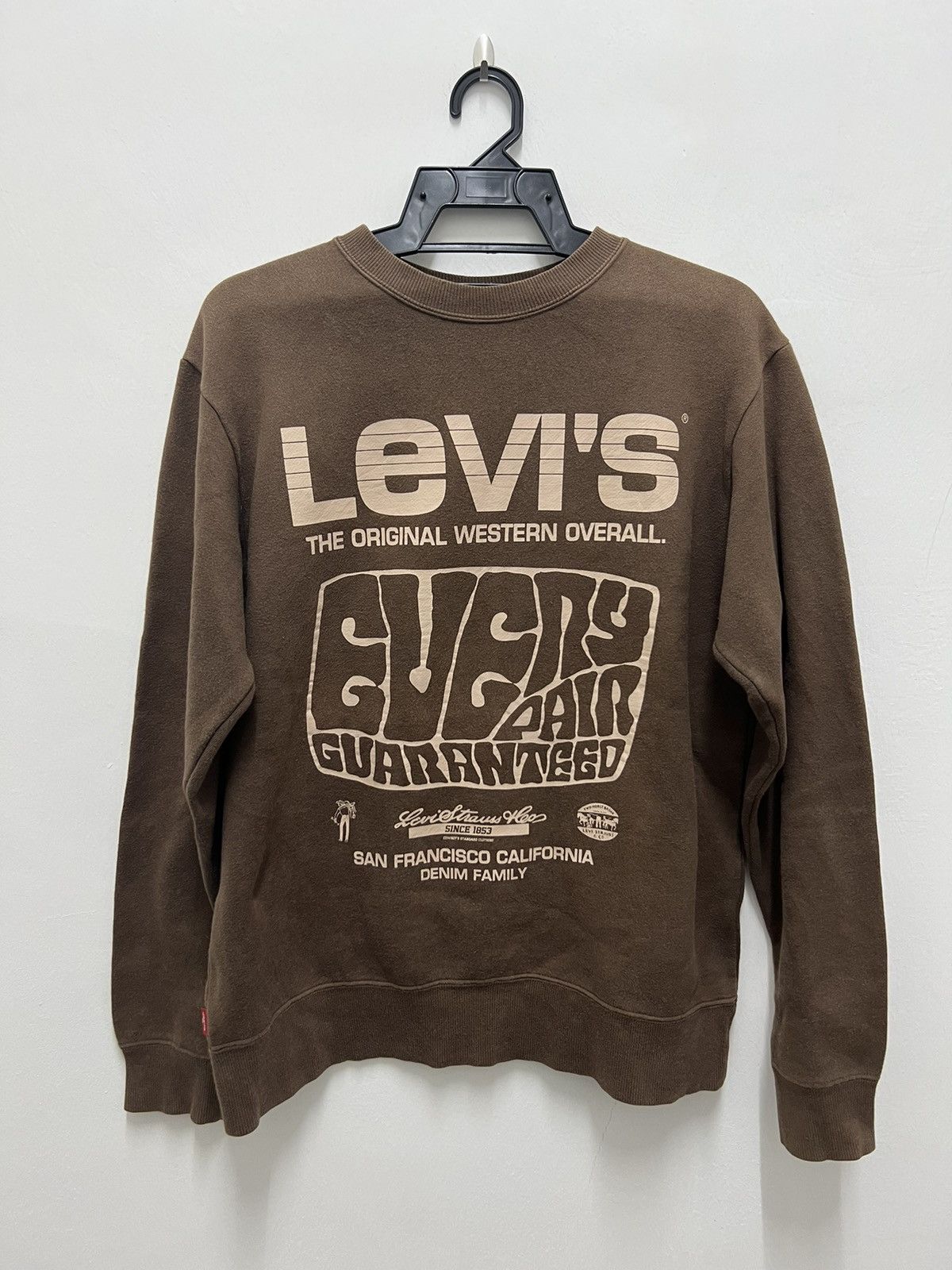 Levi's Vintage Levis Spell Out Sweatshirt Size US M / EU 48-50 / 2 - 1 Thumbnail