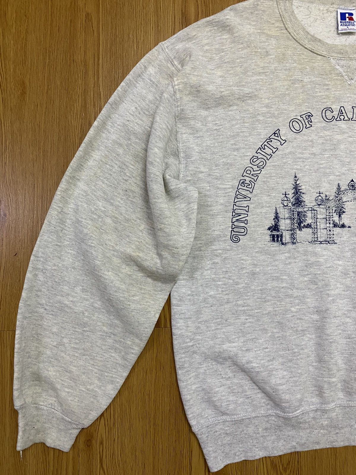 Russell Athletic Vintage Russel Athletic Uni of California sweatshirt Size US L / EU 52-54 / 3 - 3 Thumbnail