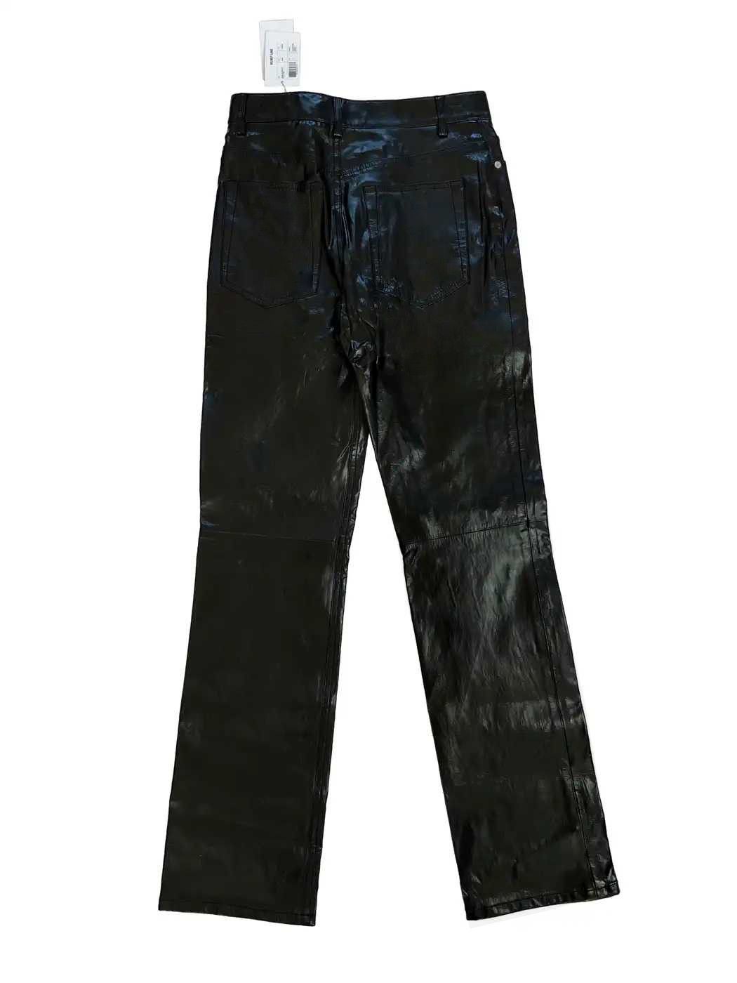 Helmut Lang ⚡️QUICK SALE⚡️Helmut Lang Black Leather Pants Size 27" / US 4 / IT 40 - 2 Thumbnail